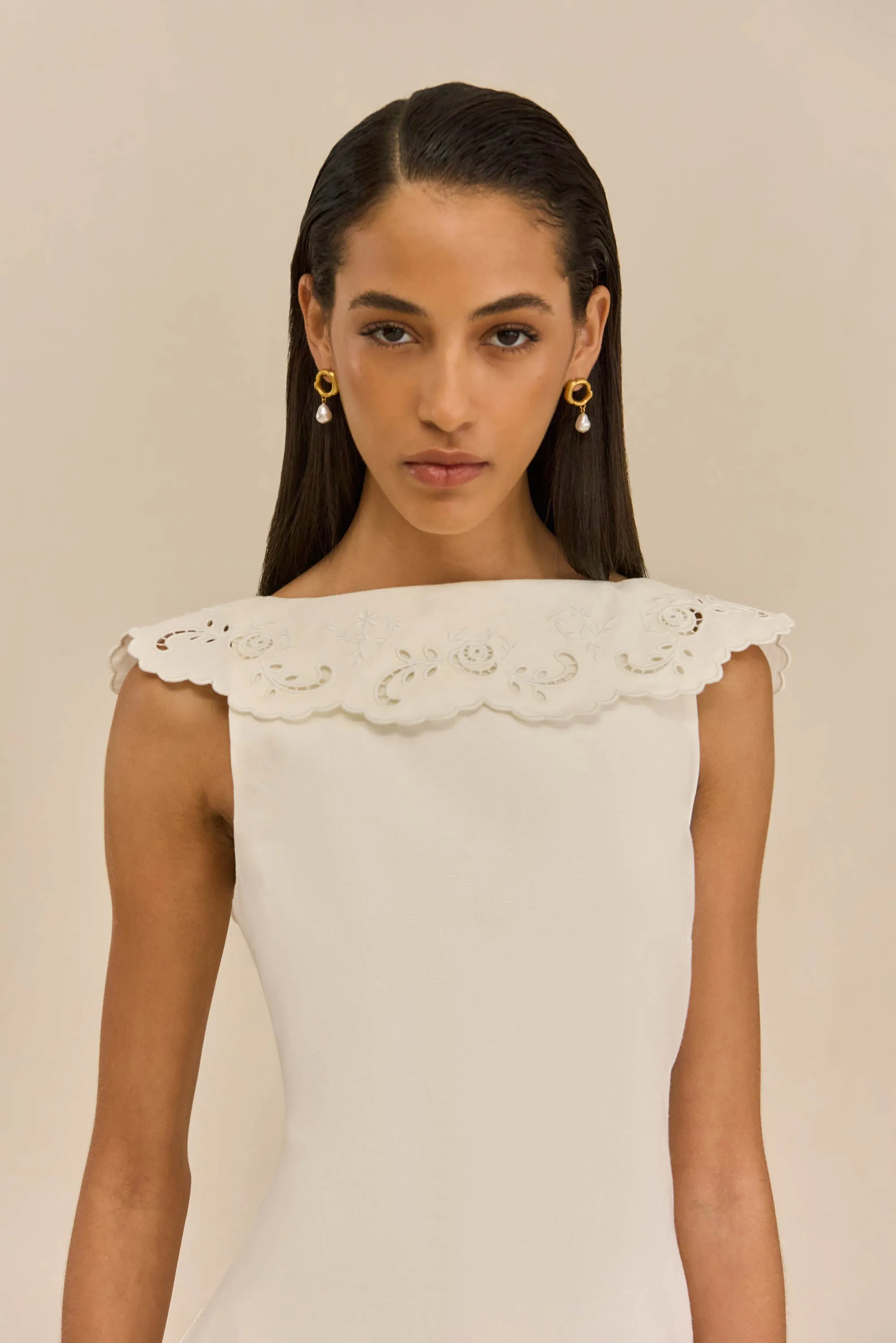 FRIDLI DRESS - OFF WHITE sold by Cult Gaia product image thumbnail 4