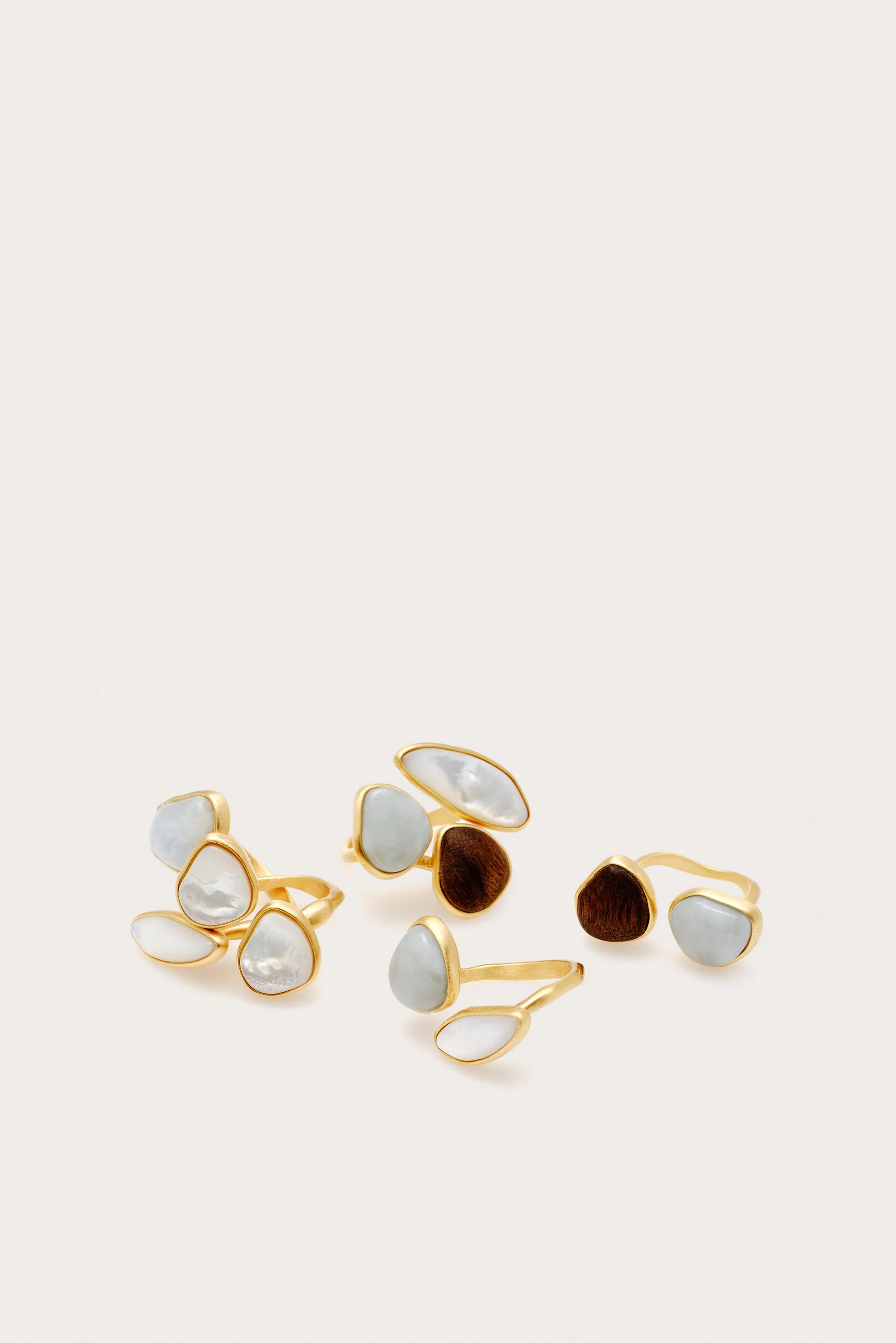 INA RING SET - SAGANO MULTI sold by Cult Gaia product image thumbnail 3