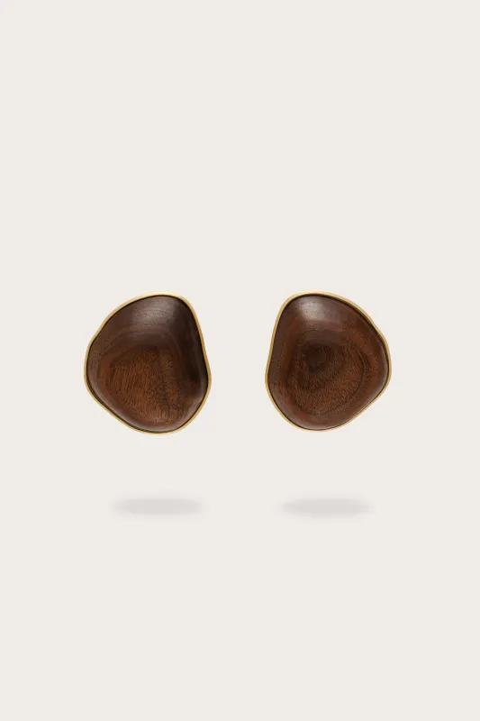 INA EARRING - WALNUT sold by Cult Gaia
