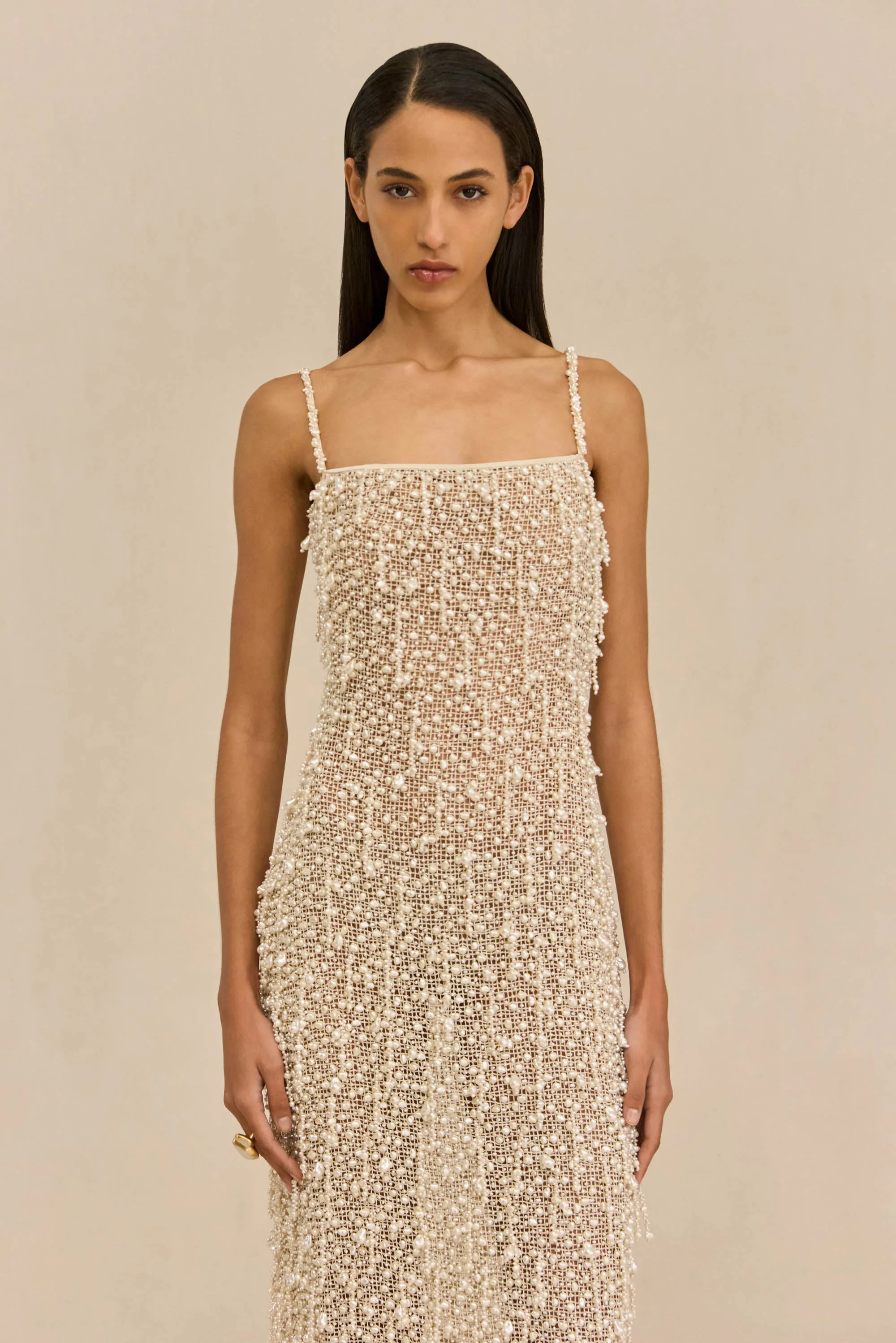 GINEVRA DRESS - OFF WHITE sold by Cult Gaia product image thumbnail 4