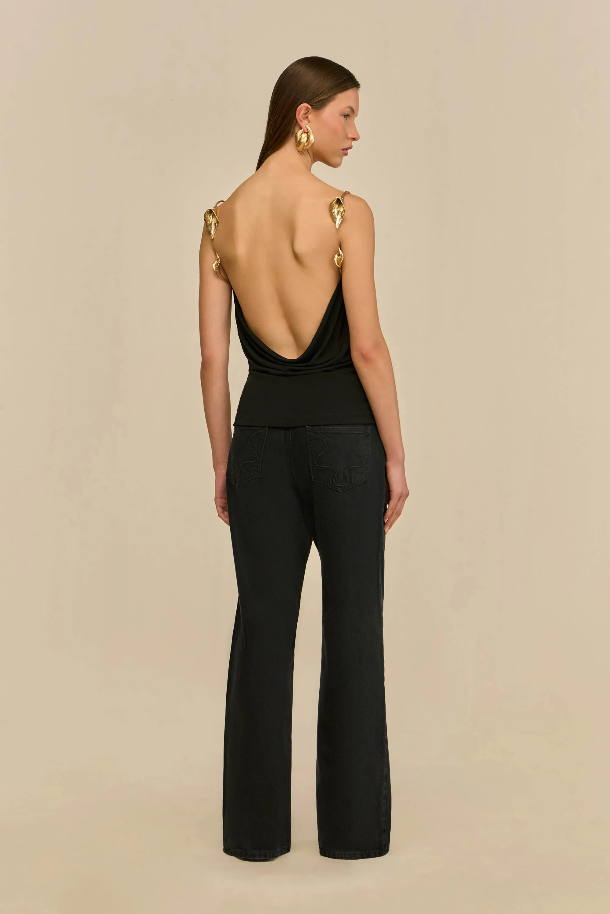 ISIAH TOP - BLACK sold by Cult Gaia product image thumbnail 5