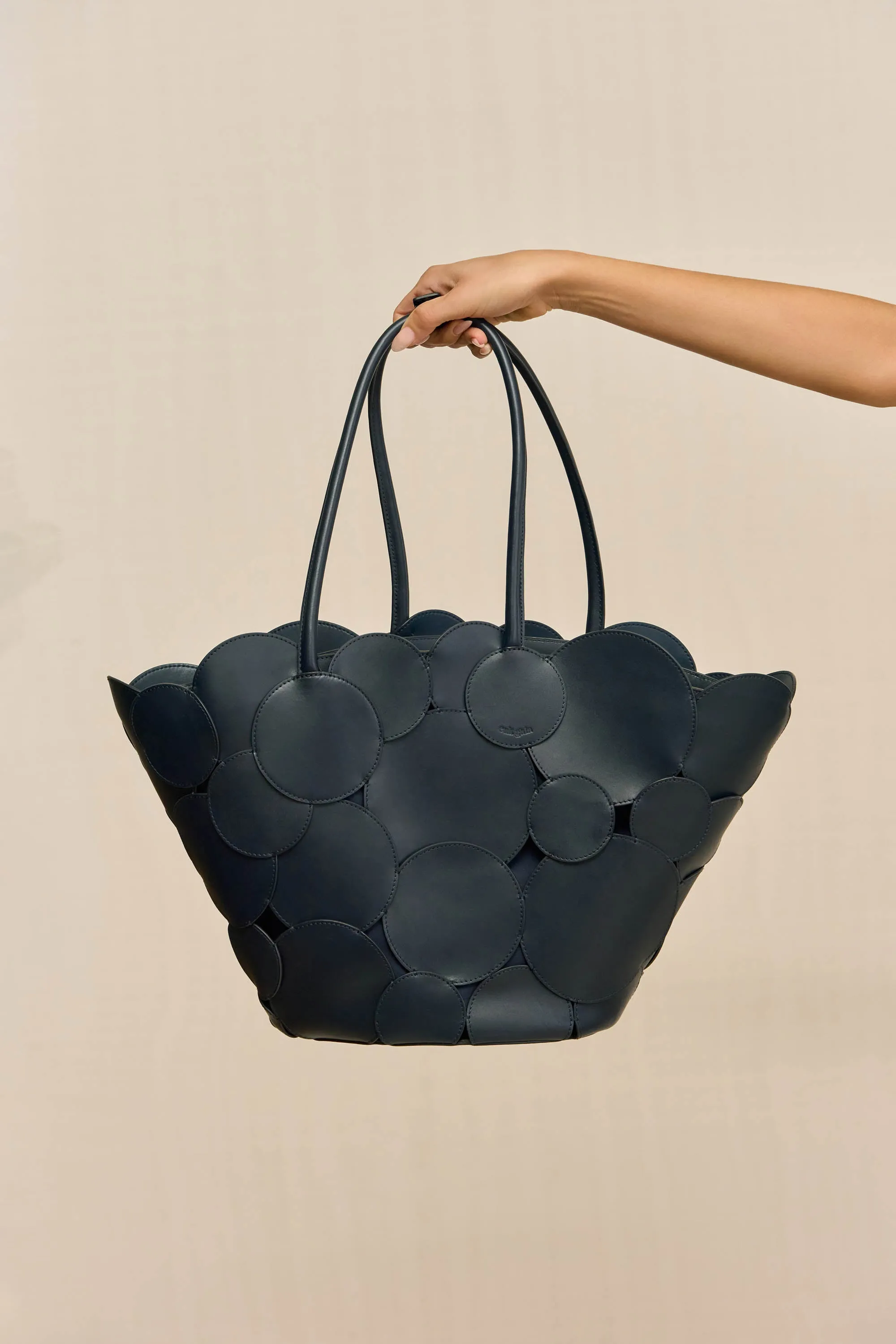 JAYLEEN TOTE BAG - DEEP LAKE sold by Cult Gaia product image thumbnail 2