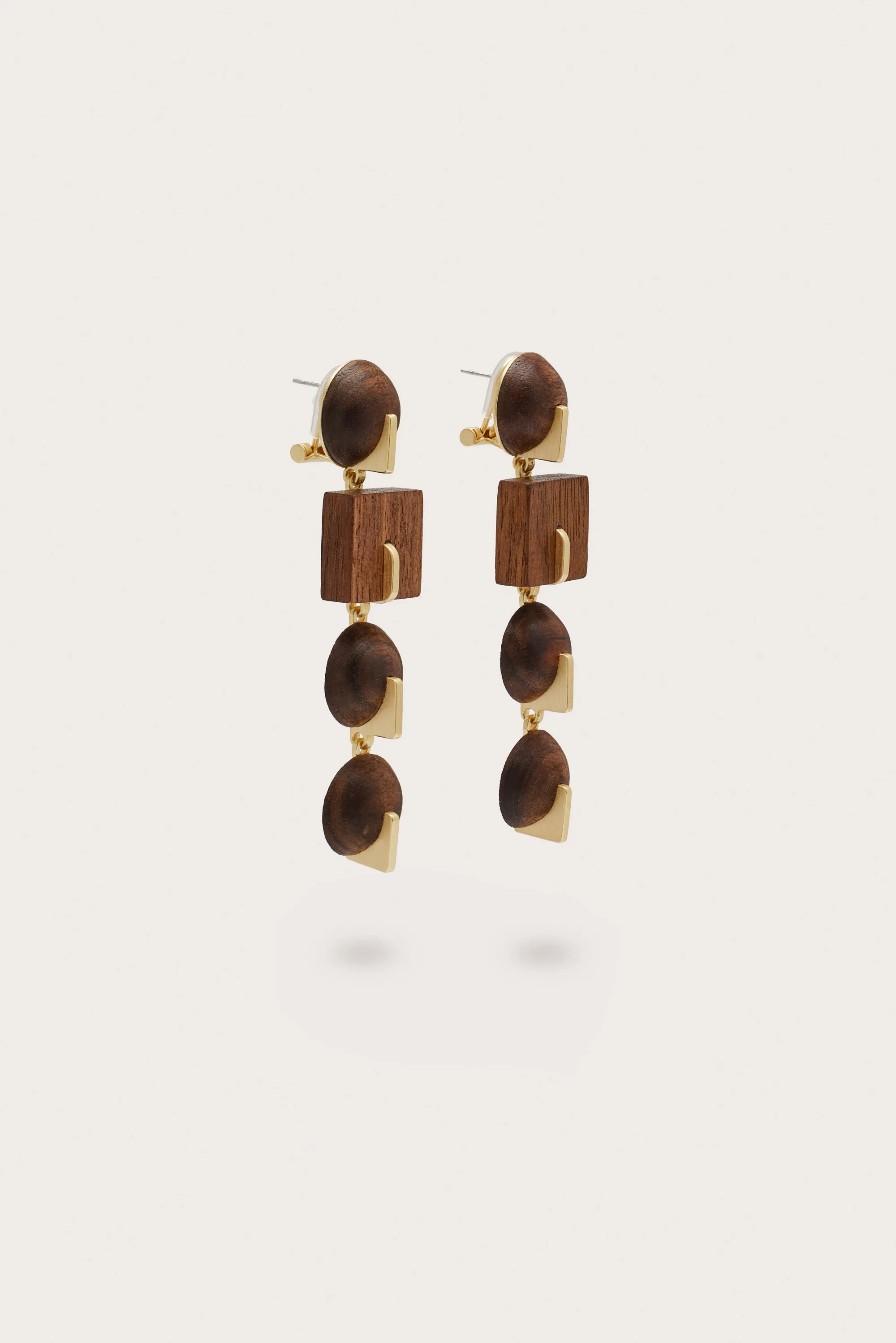 LAGUNA EARRING - WALNUT sold by Cult Gaia product image thumbnail 2