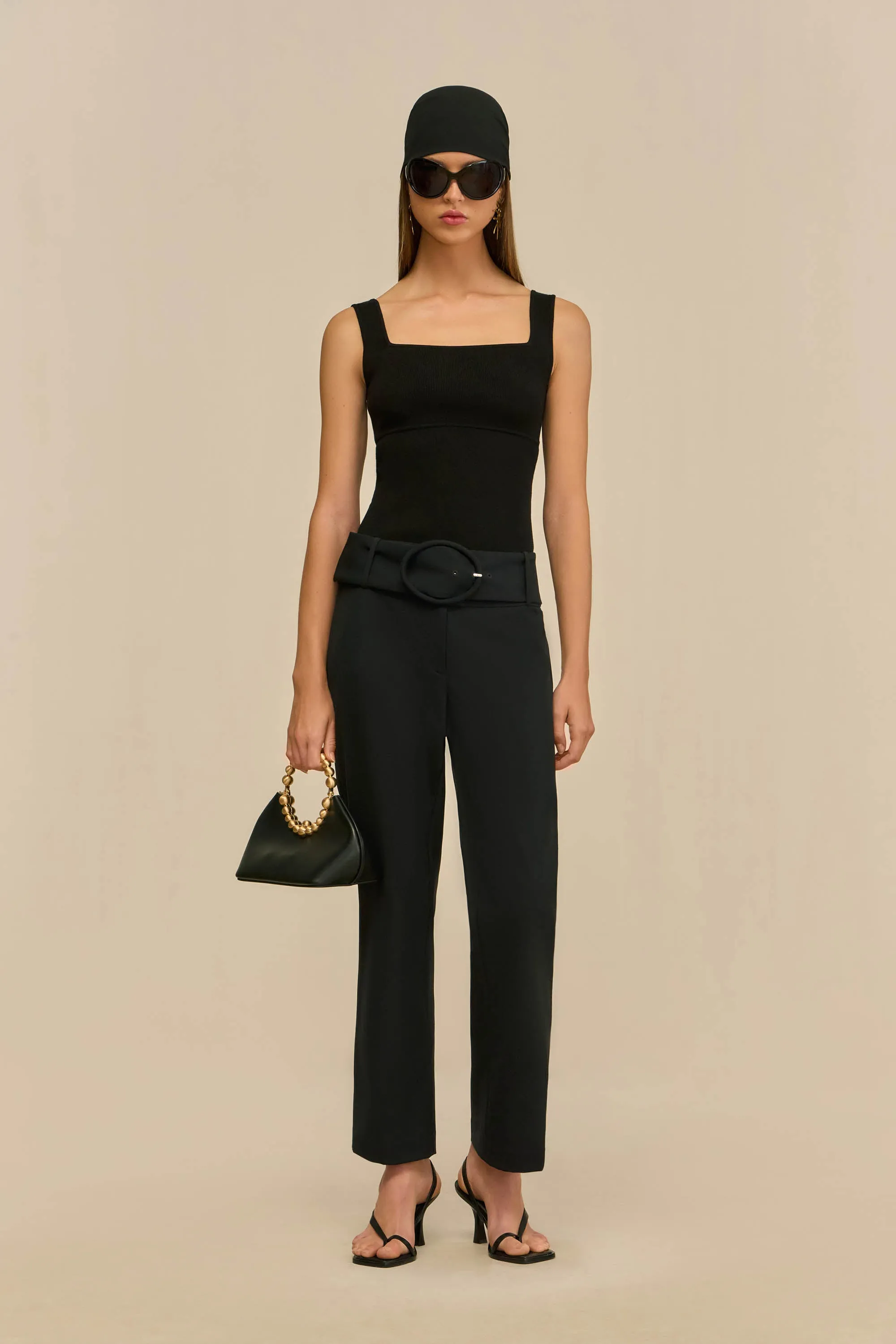 LEVI KNIT TOP - BLACK sold by Cult Gaia product image thumbnail 3