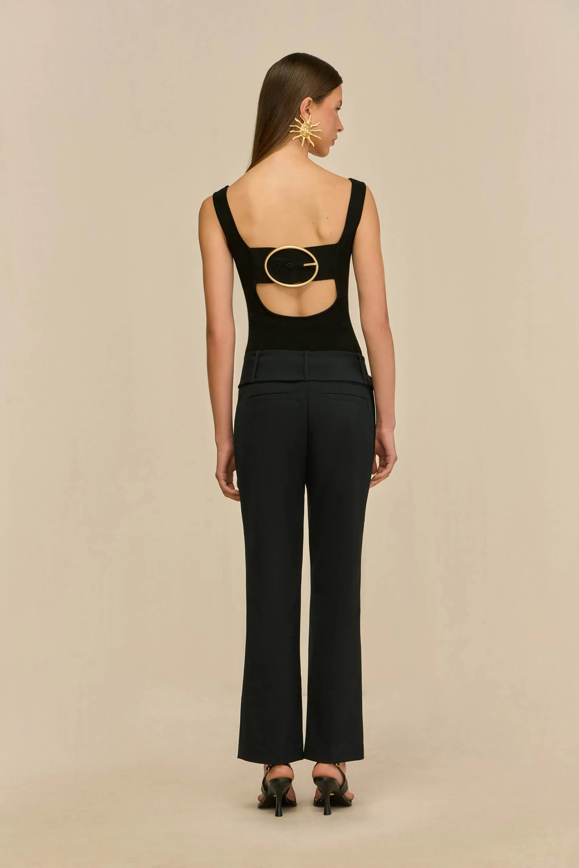 LEVI KNIT TOP - BLACK sold by Cult Gaia product image thumbnail 2