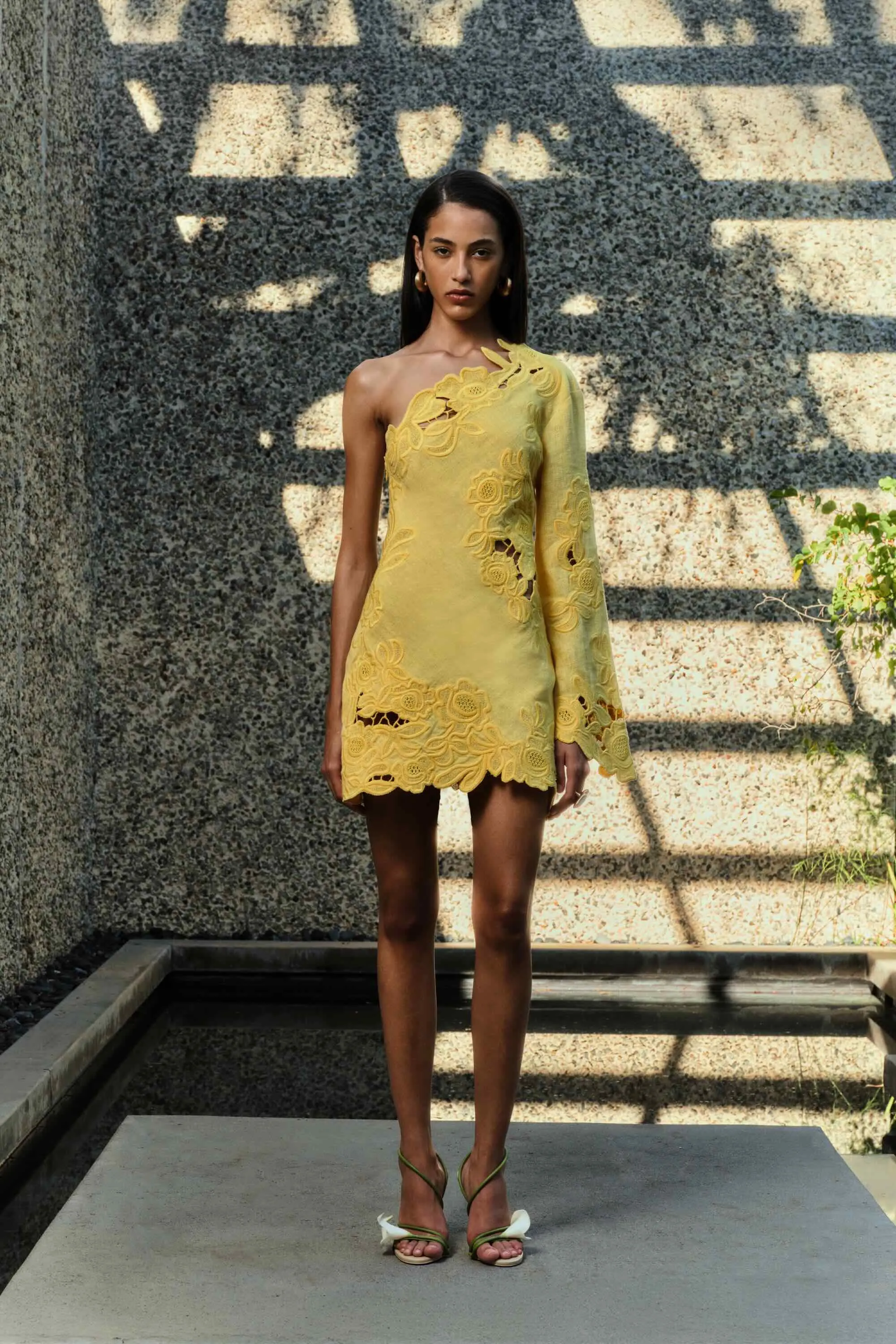 MARLENA DRESS - CANARY sold by Cult Gaia
