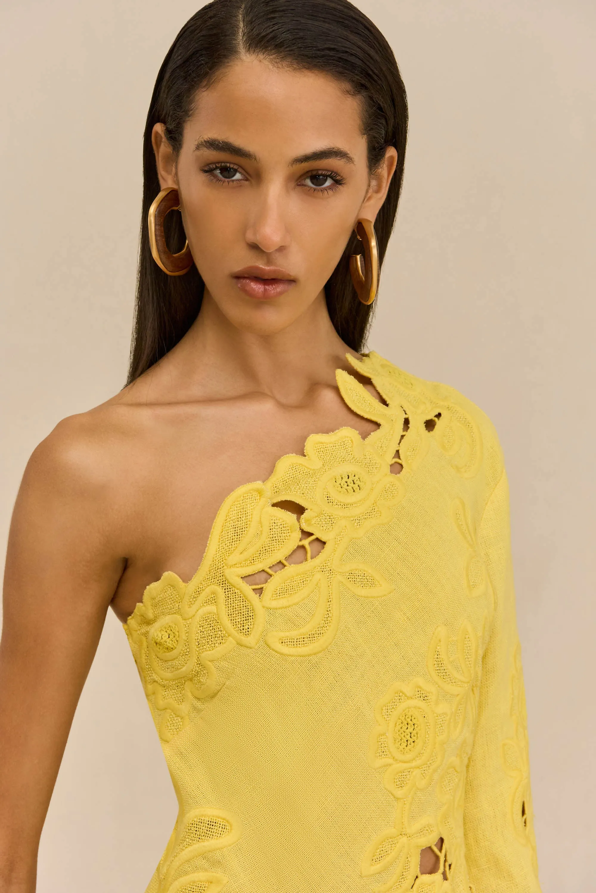 MARLENA DRESS - CANARY sold by Cult Gaia product image thumbnail 5