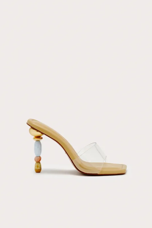 MAHINA SANDAL - CLEAR BAUBLE MULTI sold by Cult Gaia