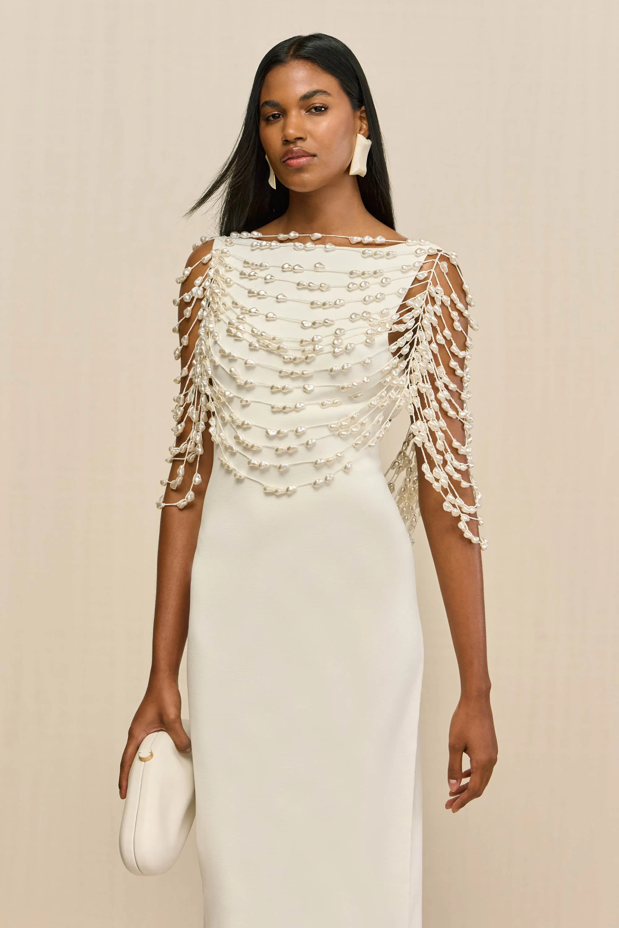 MERI KNIT DRESS - OFF WHITE sold by Cult Gaia product image thumbnail 3