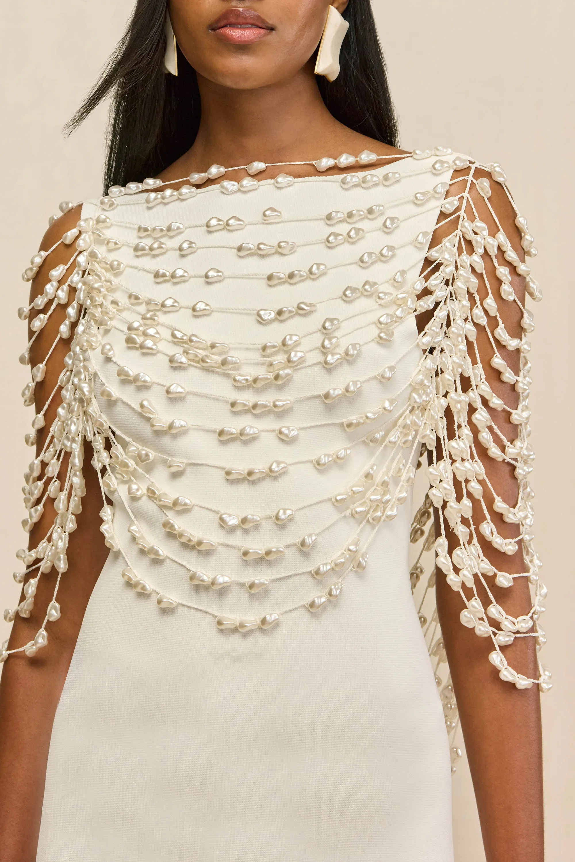 MERI KNIT DRESS - OFF WHITE sold by Cult Gaia product image thumbnail 2