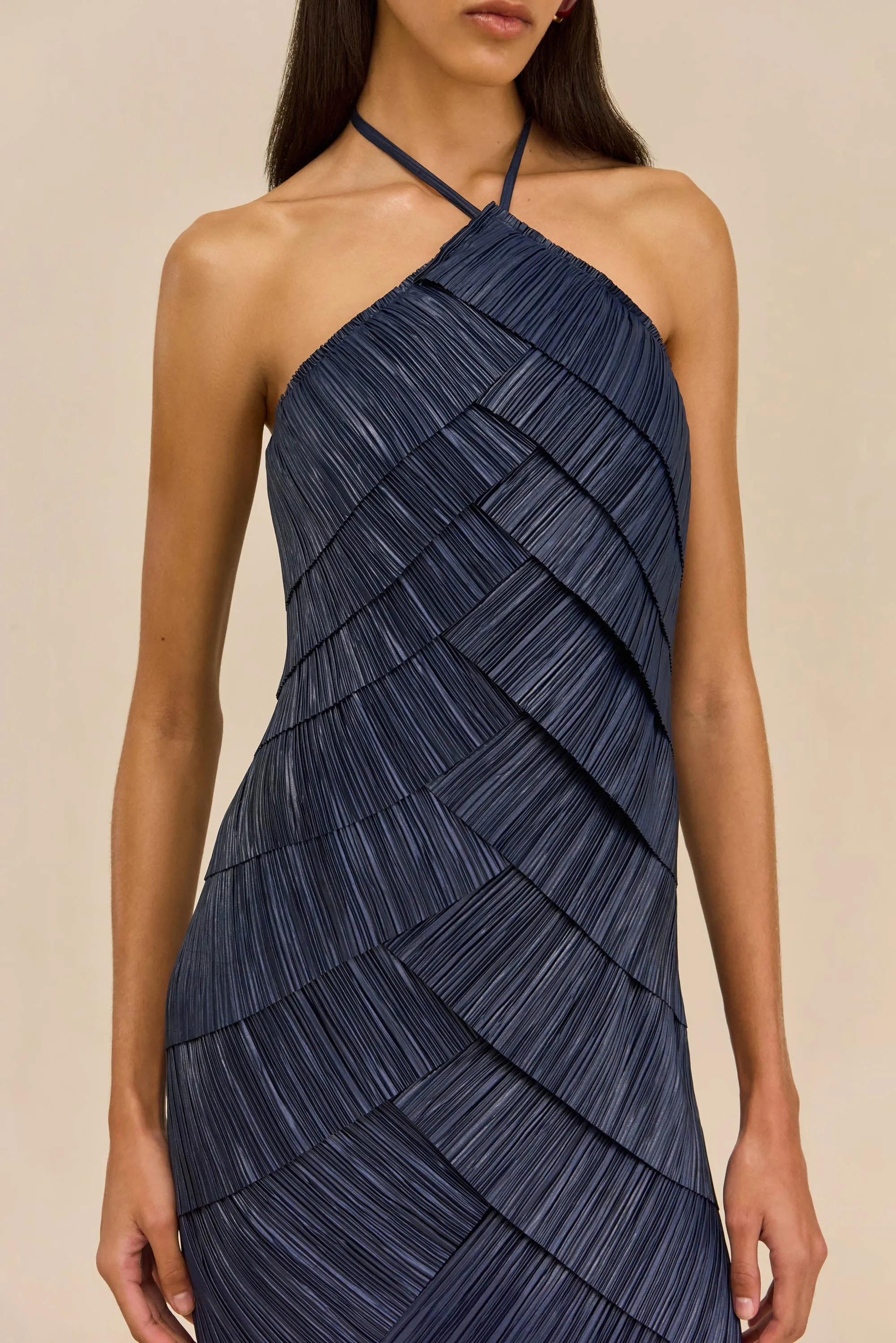 PATRIZIA DRESS - DEEP LAKE sold by Cult Gaia product image thumbnail 2