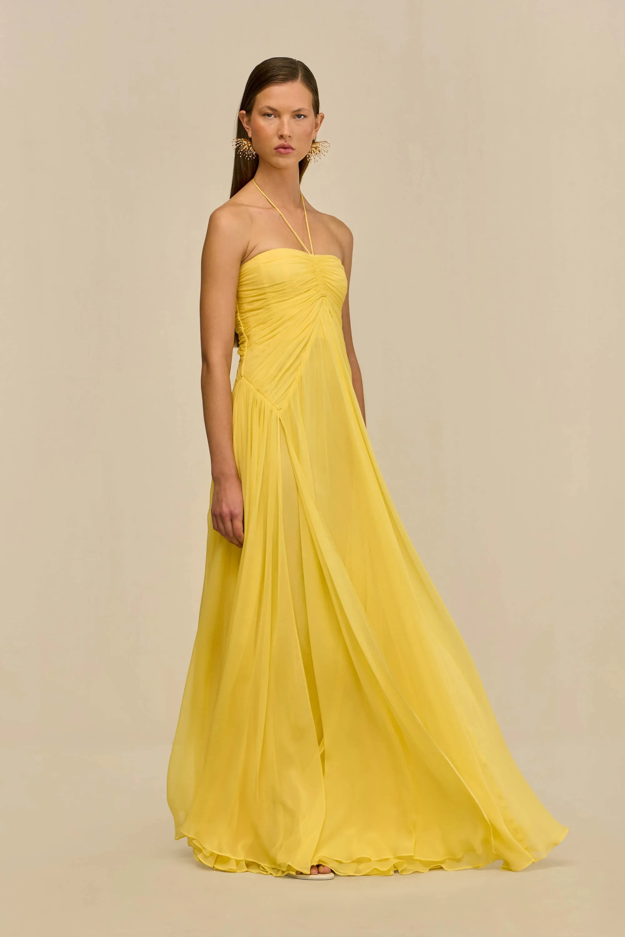 RITZ GOWN - CANARY sold by Cult Gaia product image thumbnail 5