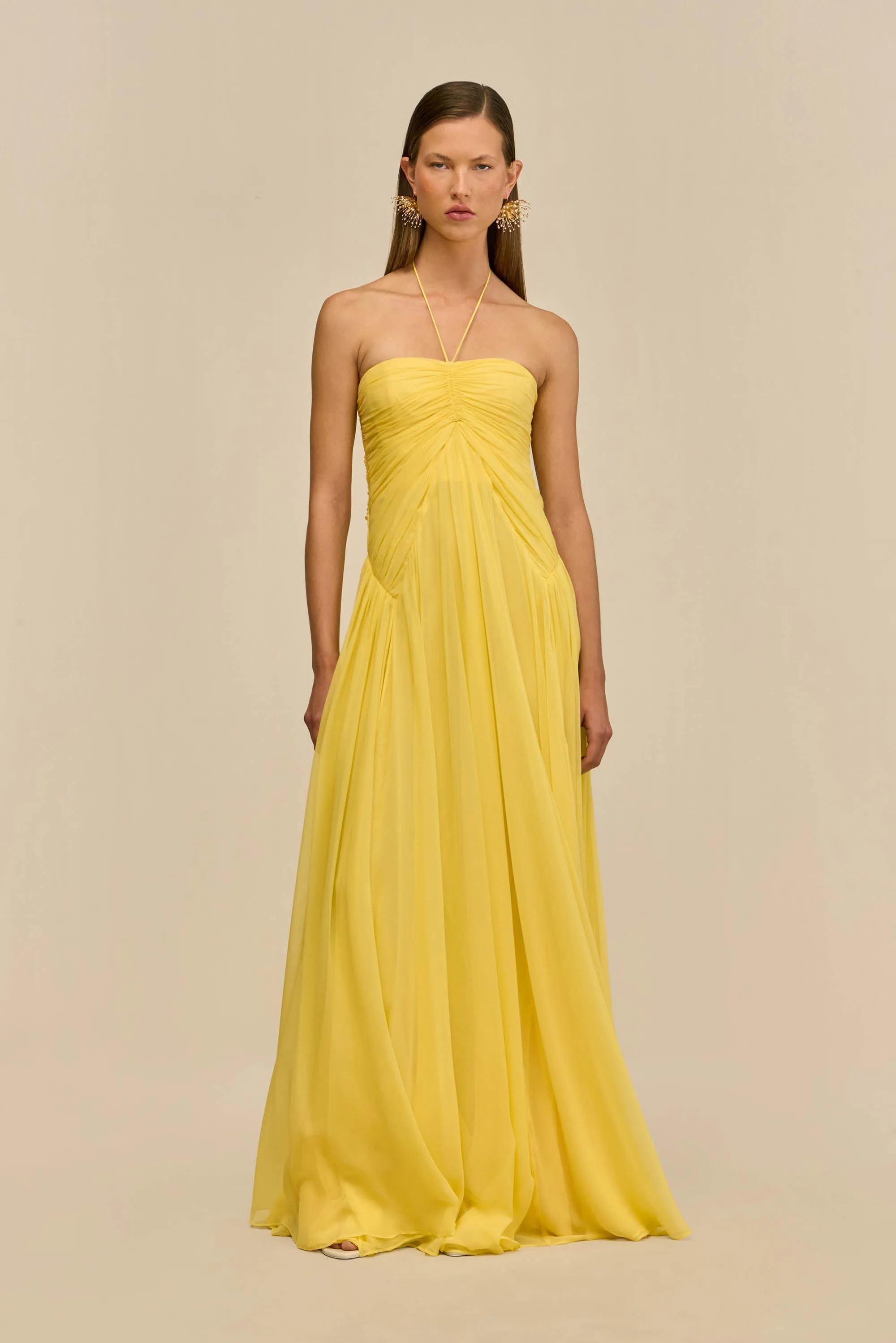 RITZ GOWN - CANARY sold by Cult Gaia product image thumbnail 2