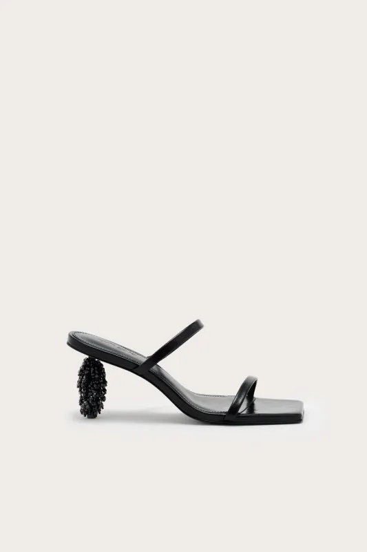 RILEY SANDAL - BLACK sold by Cult Gaia