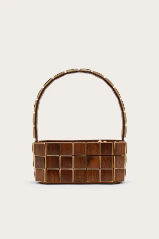 ROMY SHOULDER BAG - WALNUT sold by Cult Gaia