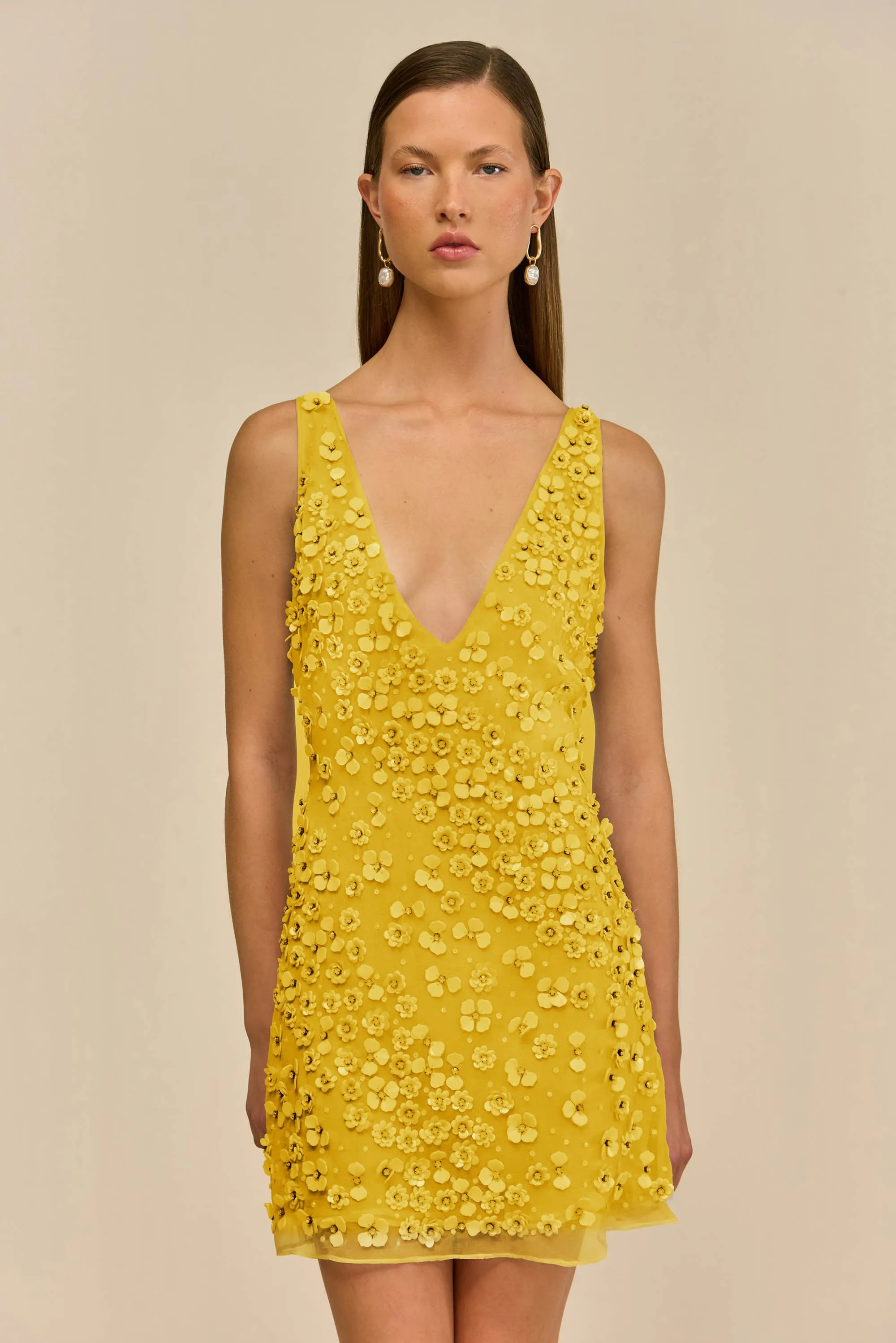 SAPPHIRA DRESS - CANARY sold by Cult Gaia product image thumbnail 5