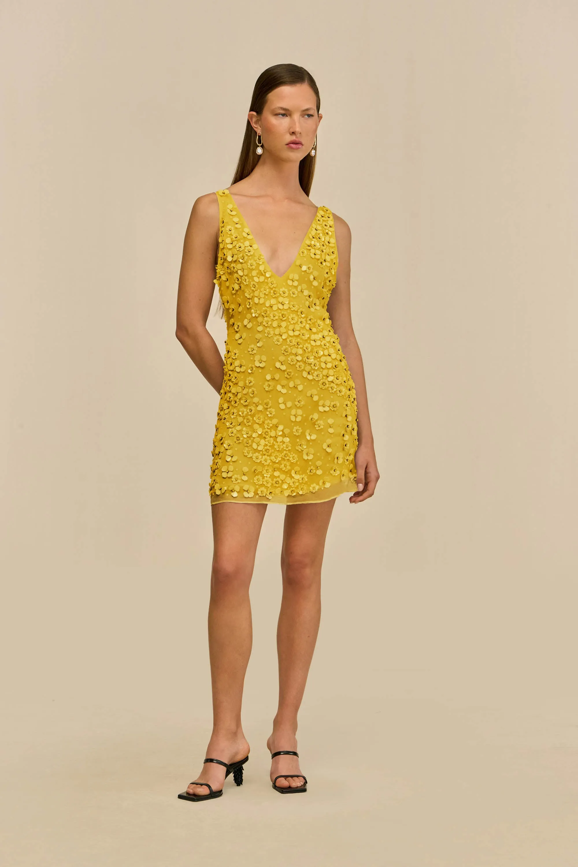 SAPPHIRA DRESS - CANARY sold by Cult Gaia product image thumbnail 2