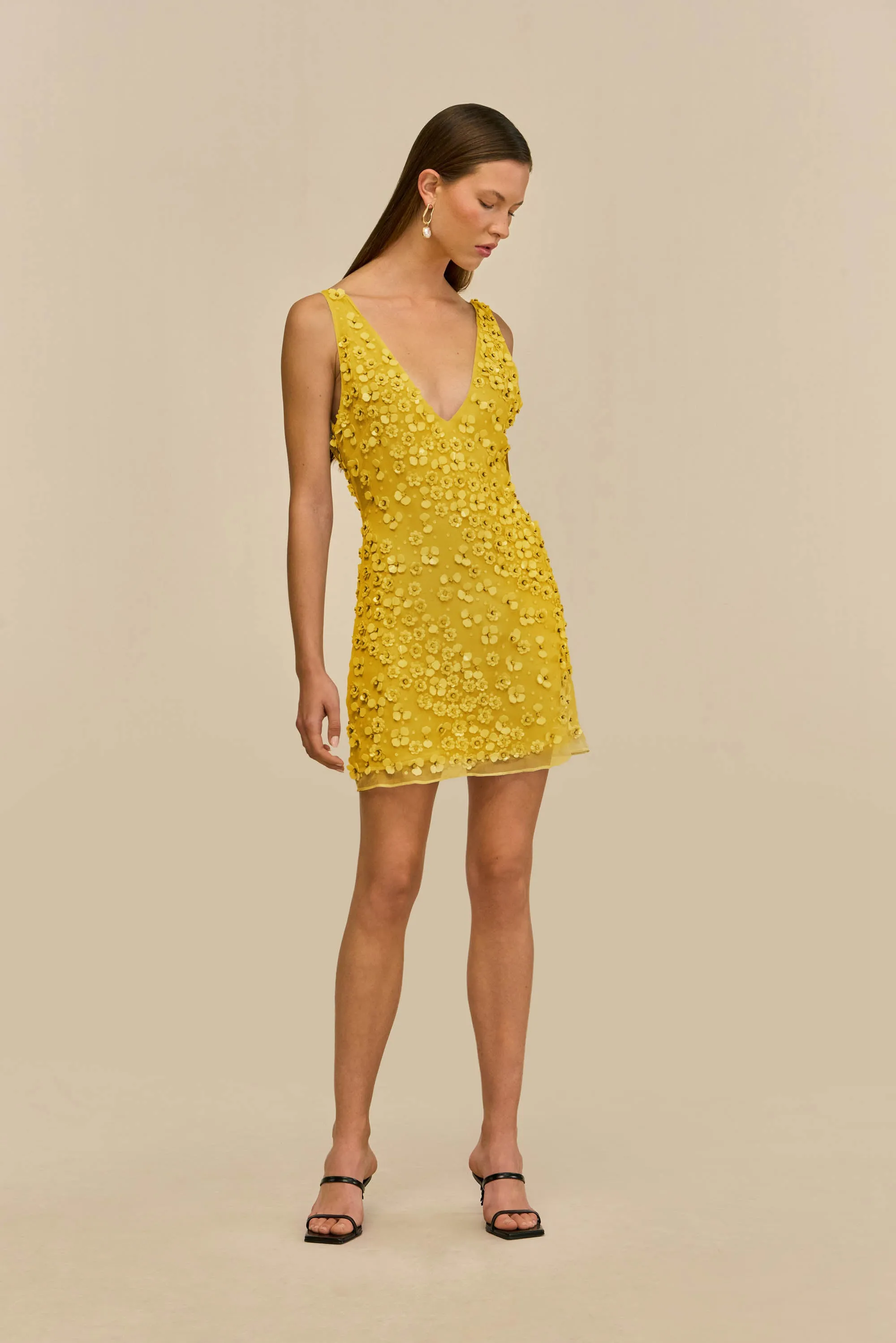 SAPPHIRA DRESS - CANARY sold by Cult Gaia product image thumbnail 4
