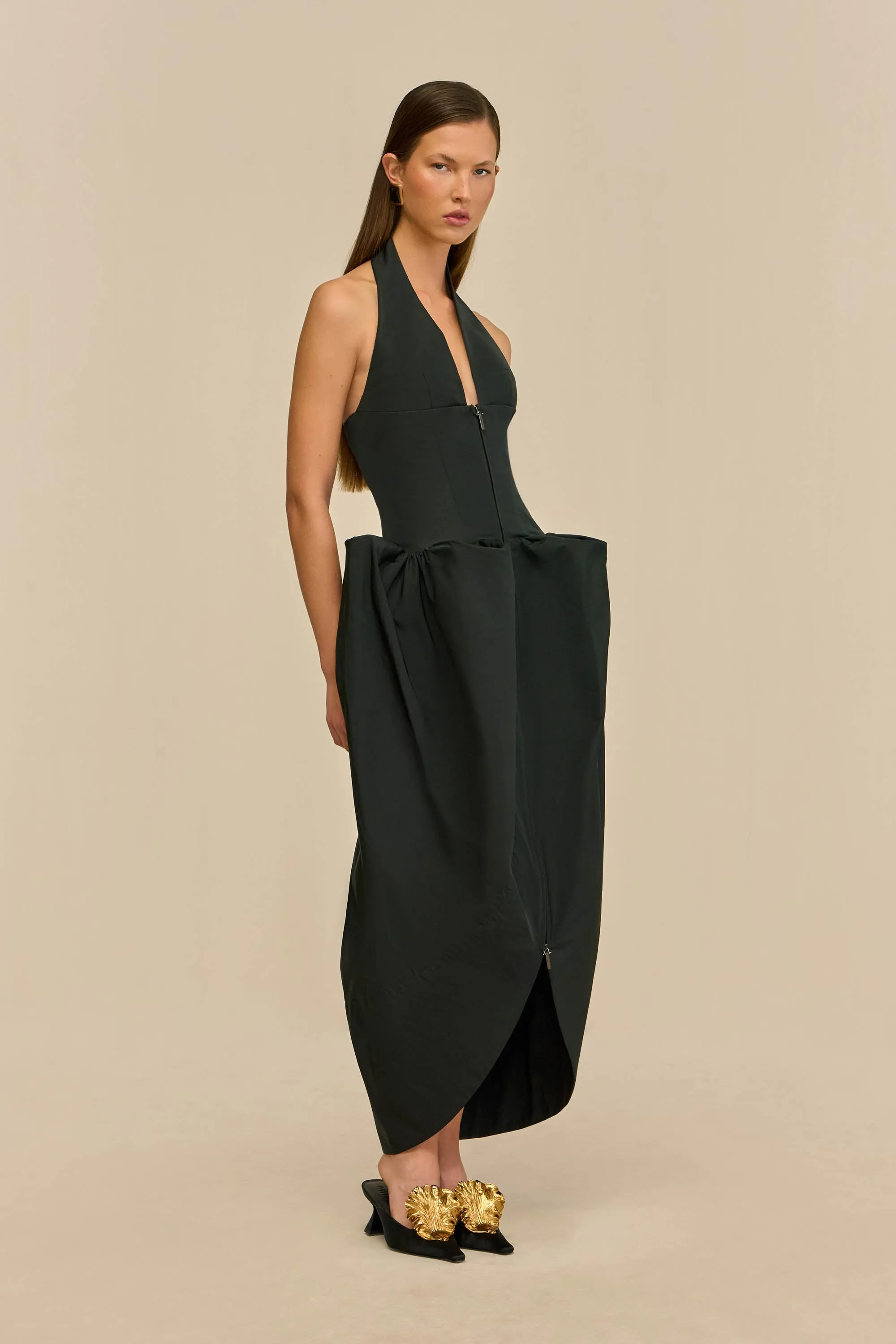 SAMYA DRESS - BLACK sold by Cult Gaia product image thumbnail 5