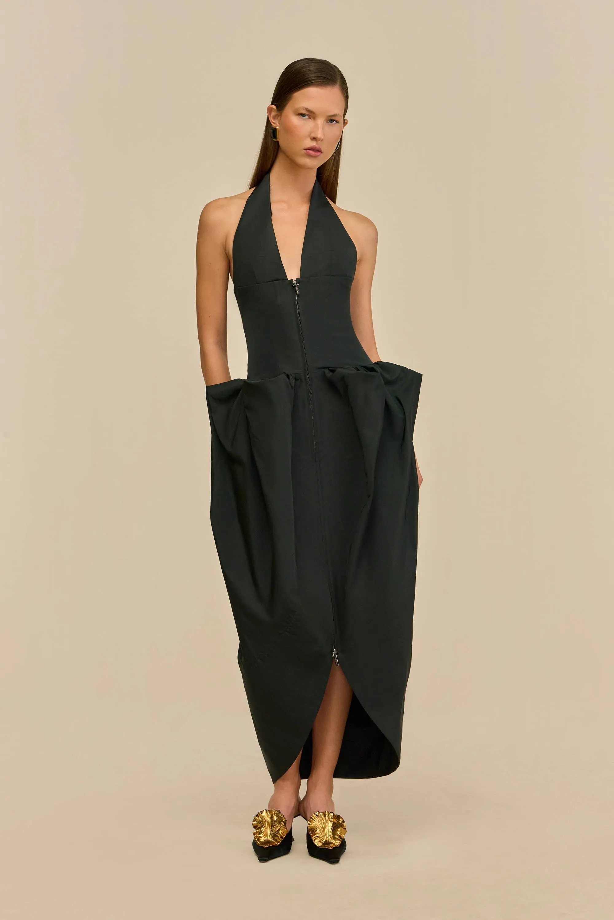 SAMYA DRESS - BLACK sold by Cult Gaia product image thumbnail 2