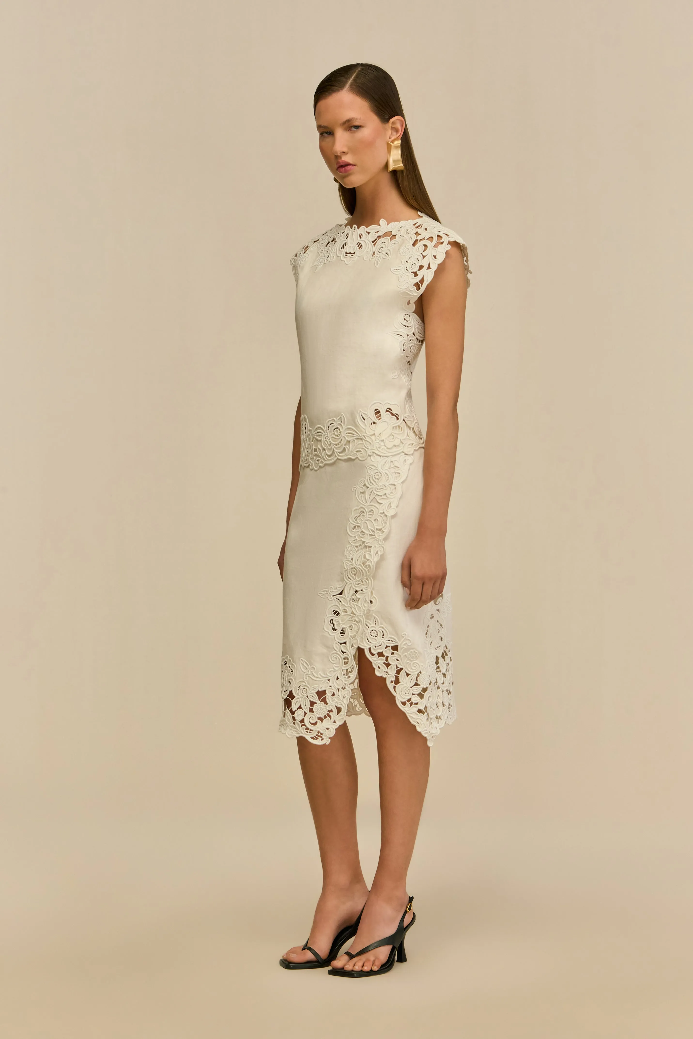 SHAYA SKIRT - OFF WHITE sold by Cult Gaia product image thumbnail 4