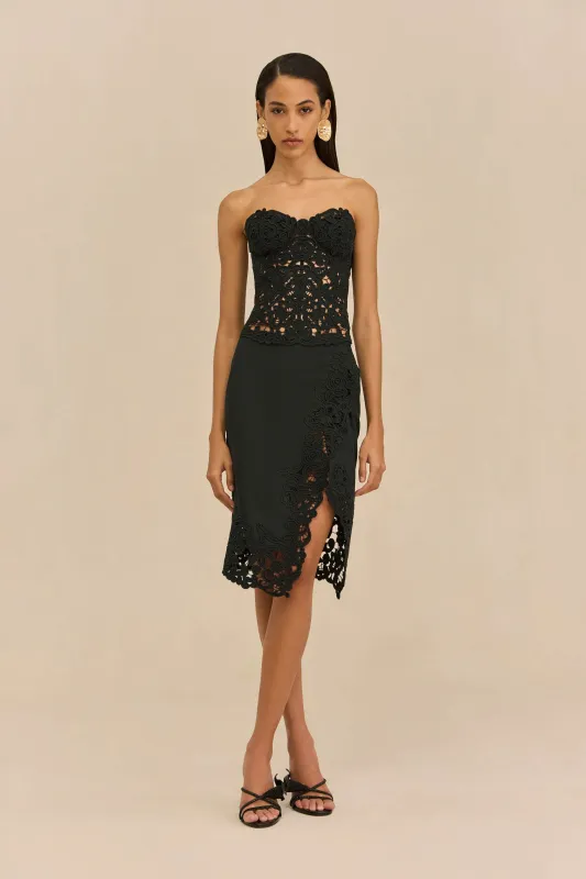 SHAYA SKIRT - BLACK sold by Cult Gaia