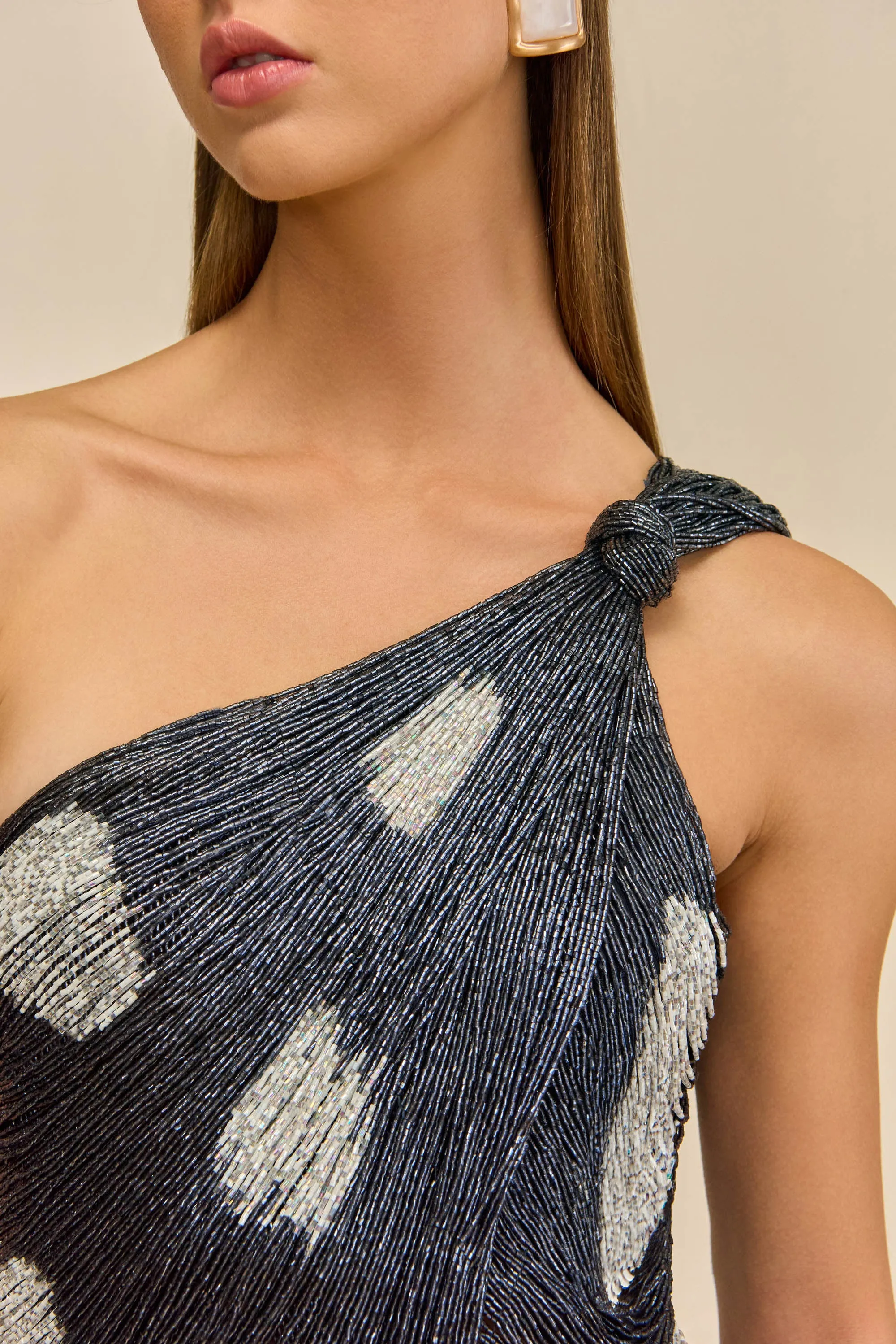 STORMIE TOP - LARGE DOT DEEP LAKE sold by Cult Gaia product image thumbnail 3