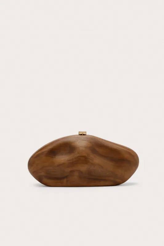 THE CALDERA CLUTCH - WALNUT sold by Cult Gaia