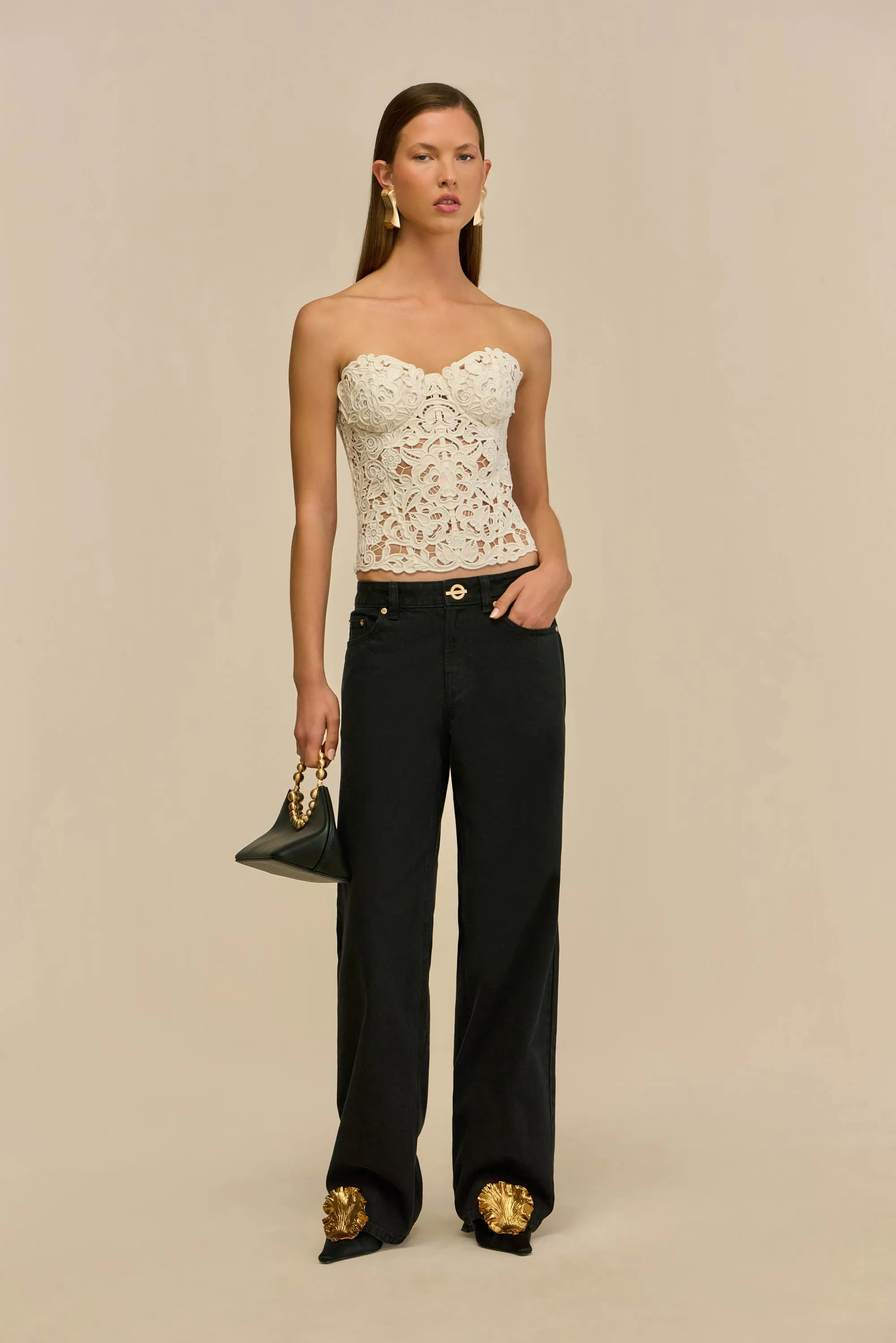 ZAIRE TOP - OFF WHITE sold by Cult Gaia product image thumbnail 3