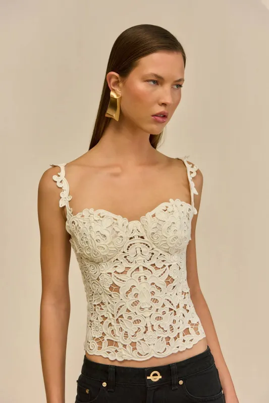 ZAIRE TOP - OFF WHITE sold by Cult Gaia