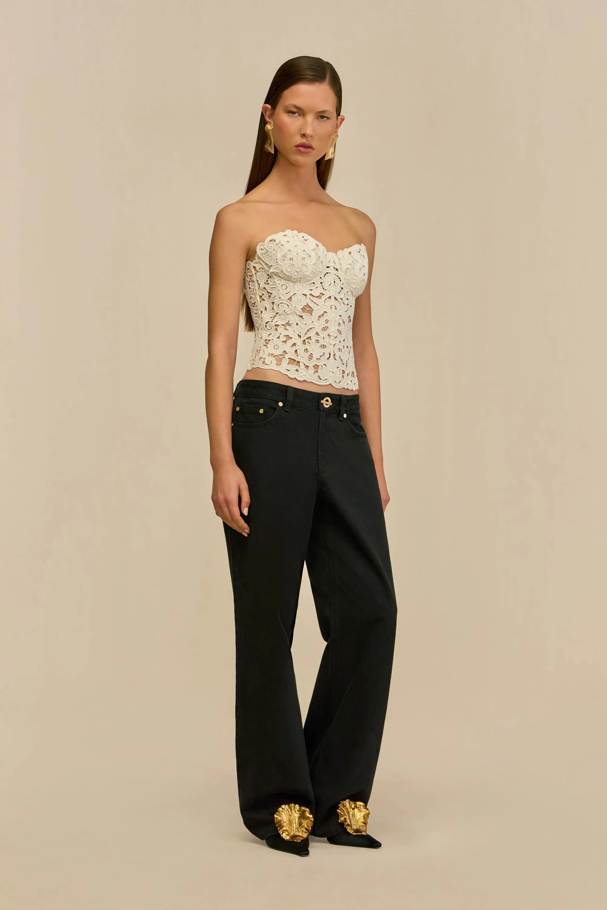 ZAIRE TOP - OFF WHITE sold by Cult Gaia product image thumbnail 5