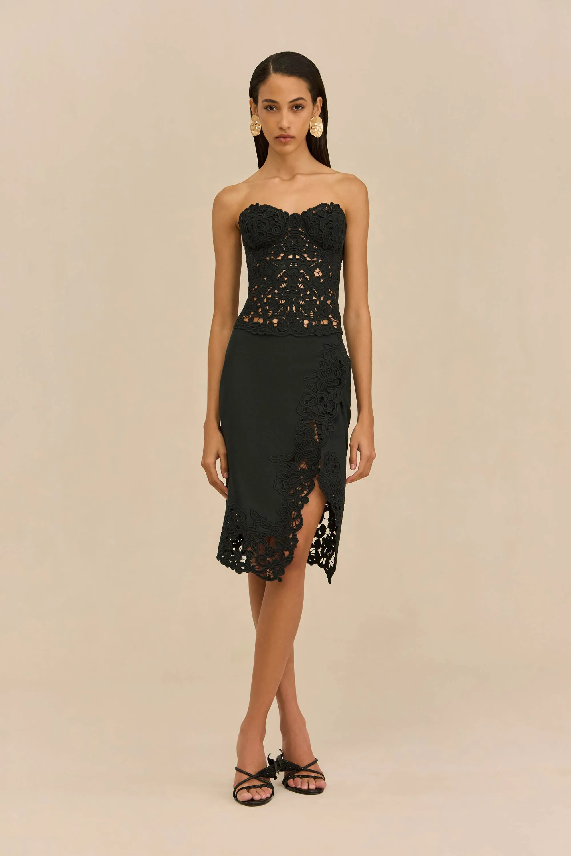 ZAIRE TOP - BLACK sold by Cult Gaia product image thumbnail 3