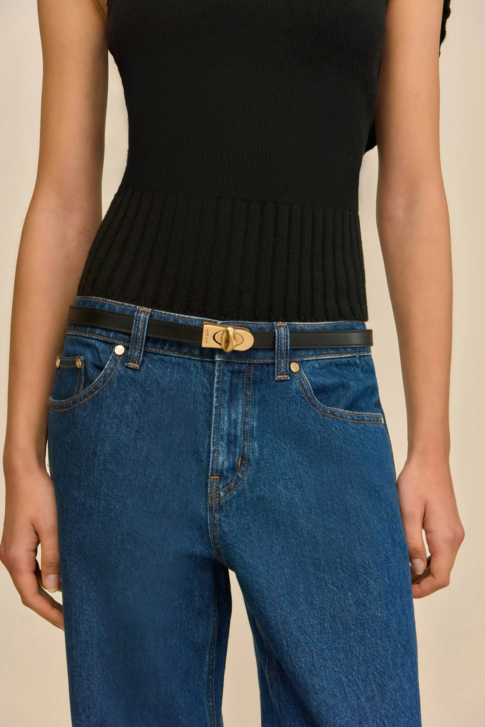 YASMIN BELT - BLACK sold by Cult Gaia product image thumbnail 2