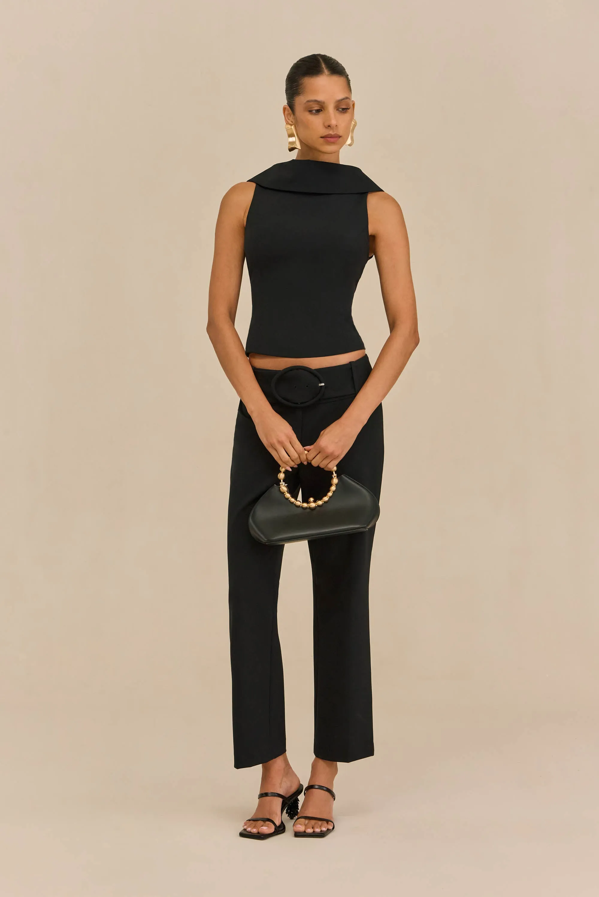 ZAKI PANT - BLACK sold by Cult Gaia product image thumbnail 3