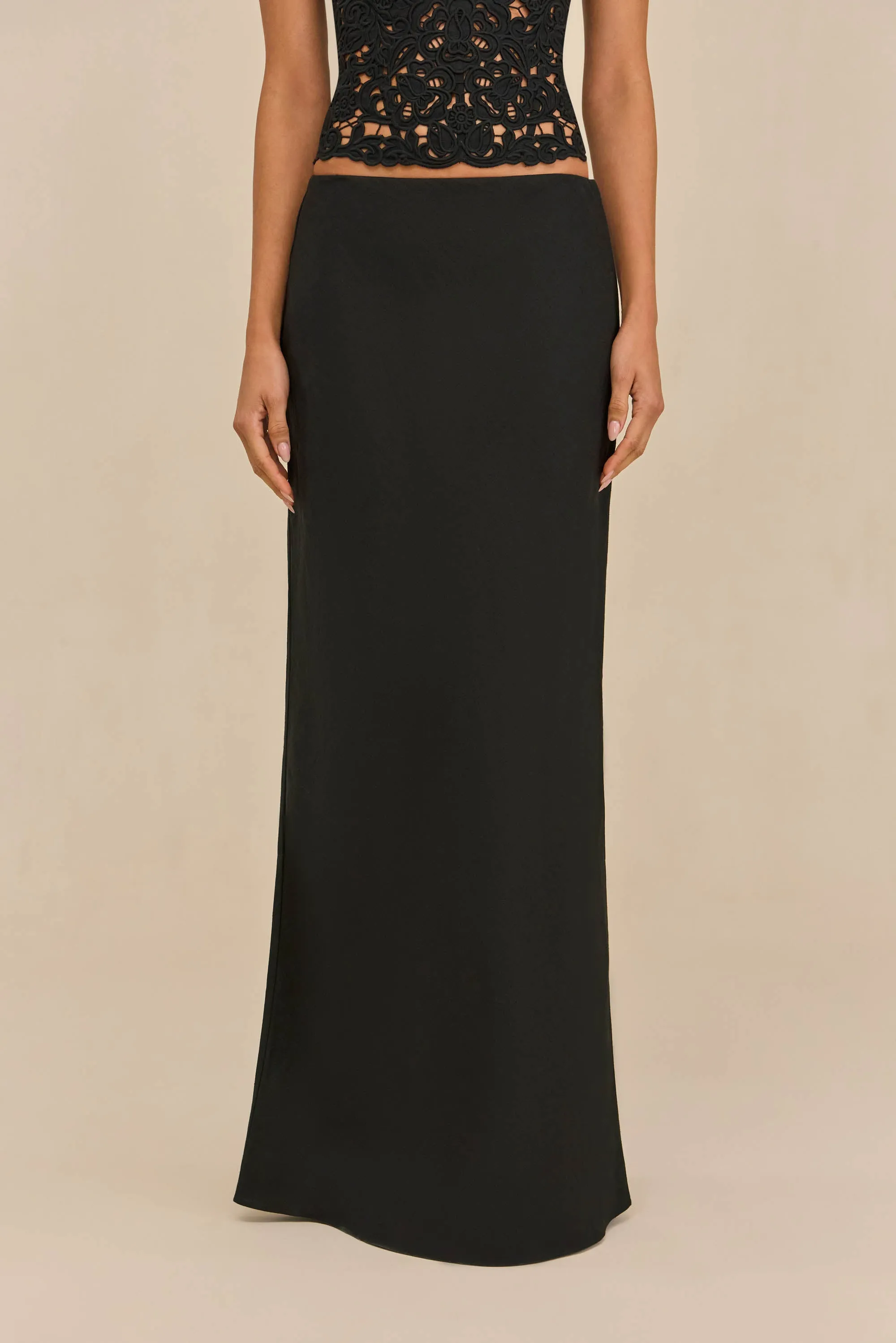 CHANTEL SKIRT - BLACK LINEN sold by Cult Gaia product image thumbnail 2