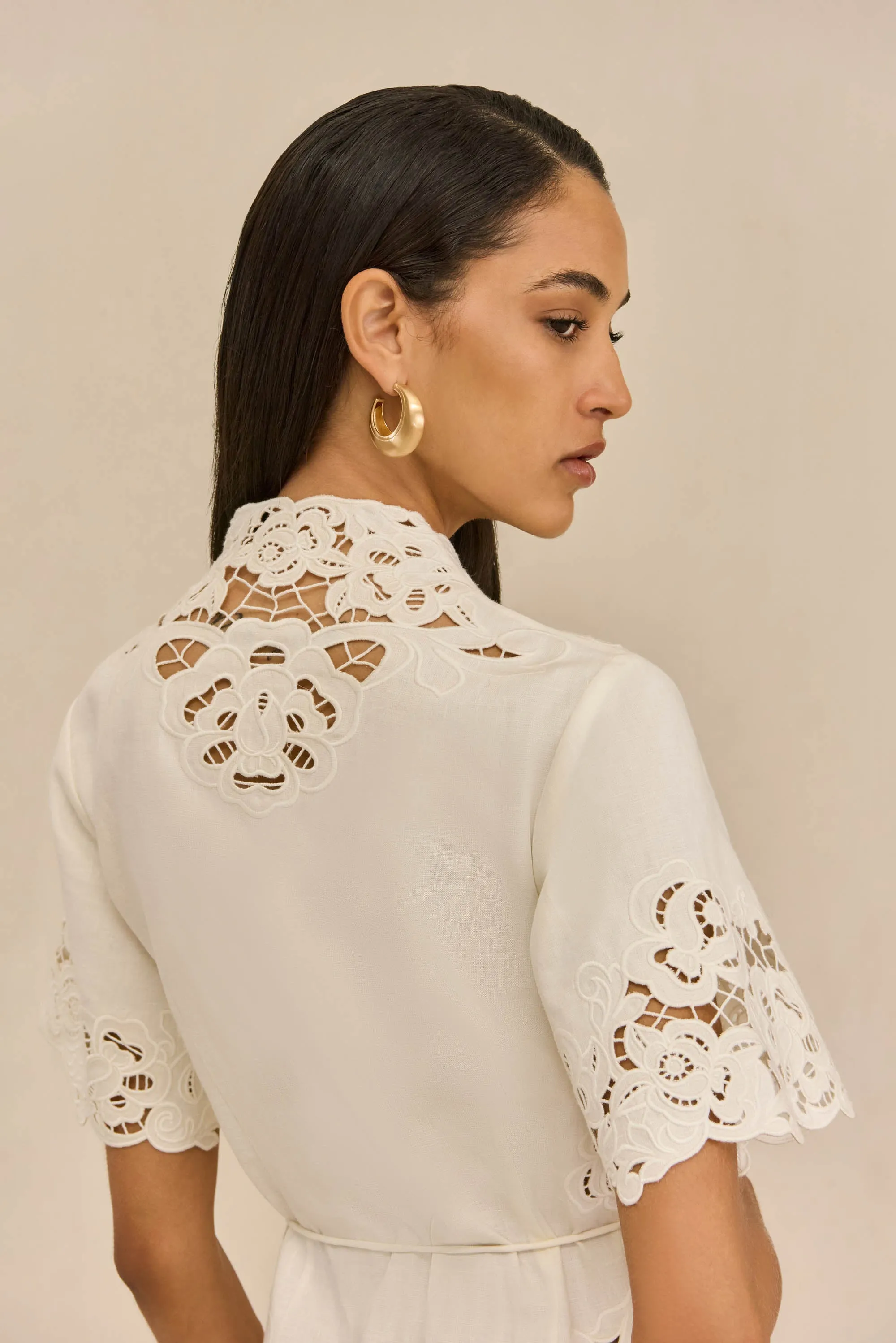 JABARI DRESS - OFF WHITE sold by Cult Gaia product image thumbnail 5