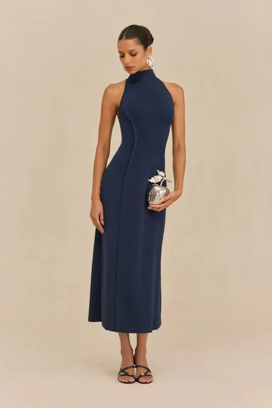 KELLER KNIT DRESS - DEEP LAKE sold by Cult Gaia