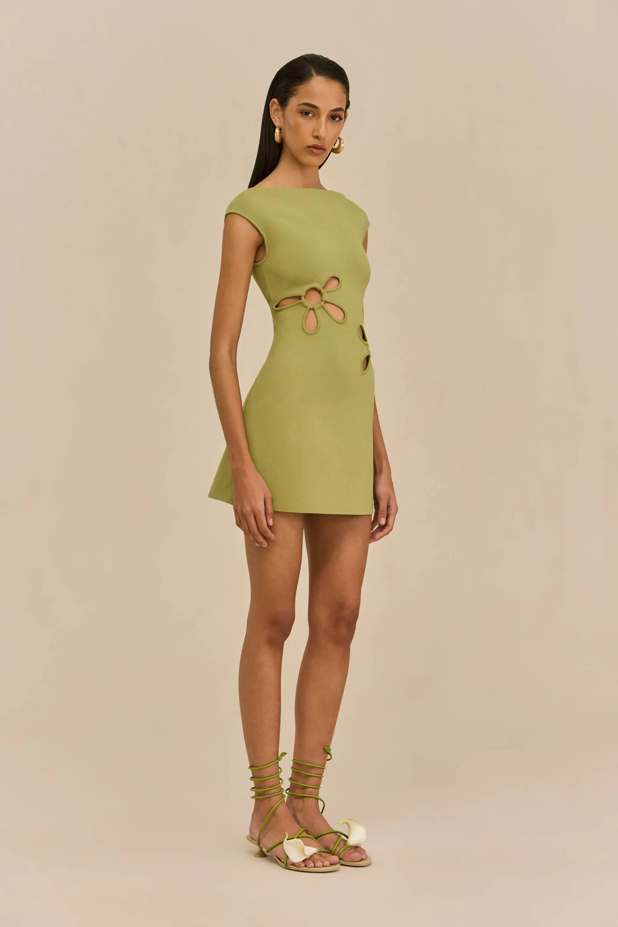 YUDI KNIT DRESS - PASTURE sold by Cult Gaia product image thumbnail 5