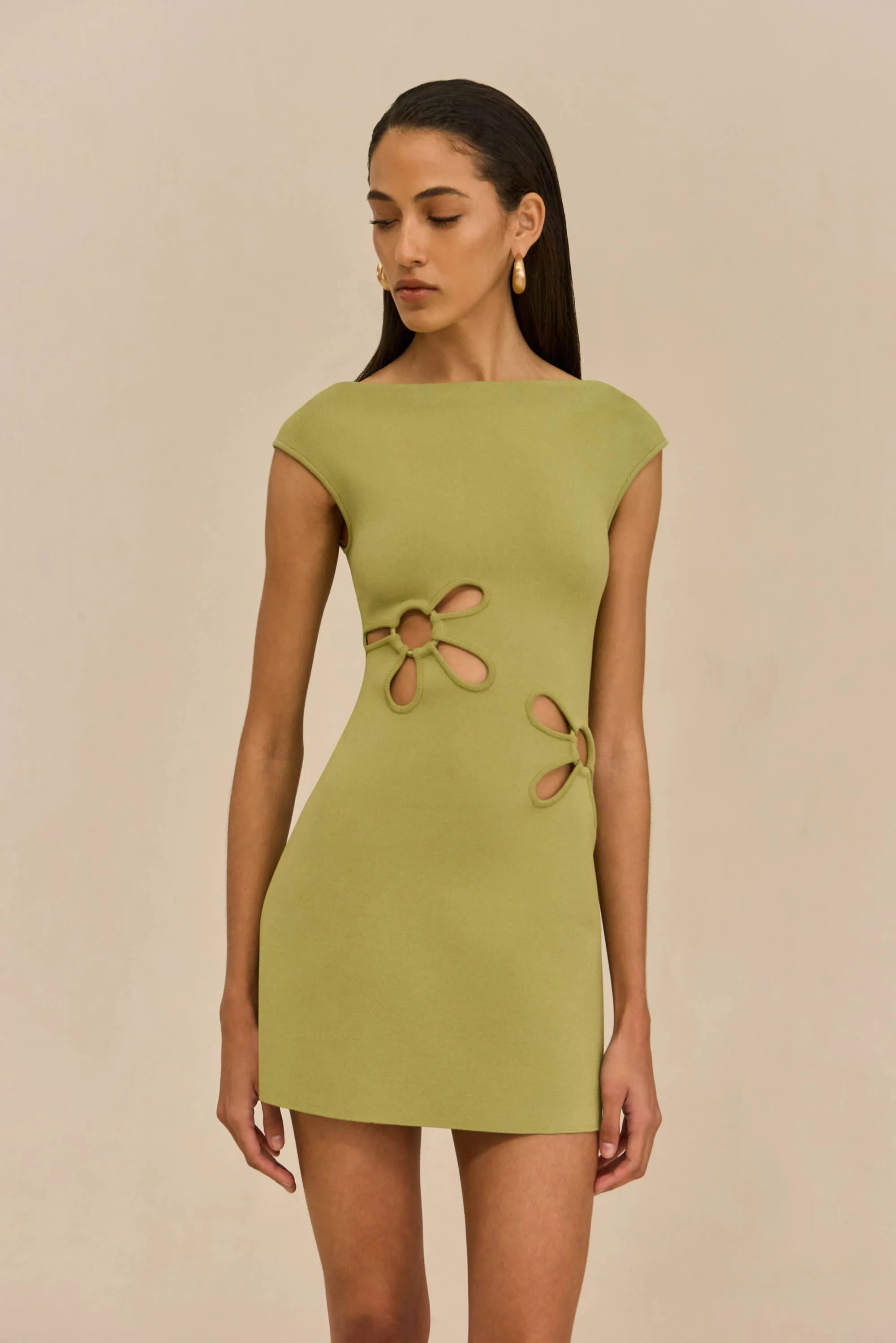 YUDI KNIT DRESS - PASTURE sold by Cult Gaia