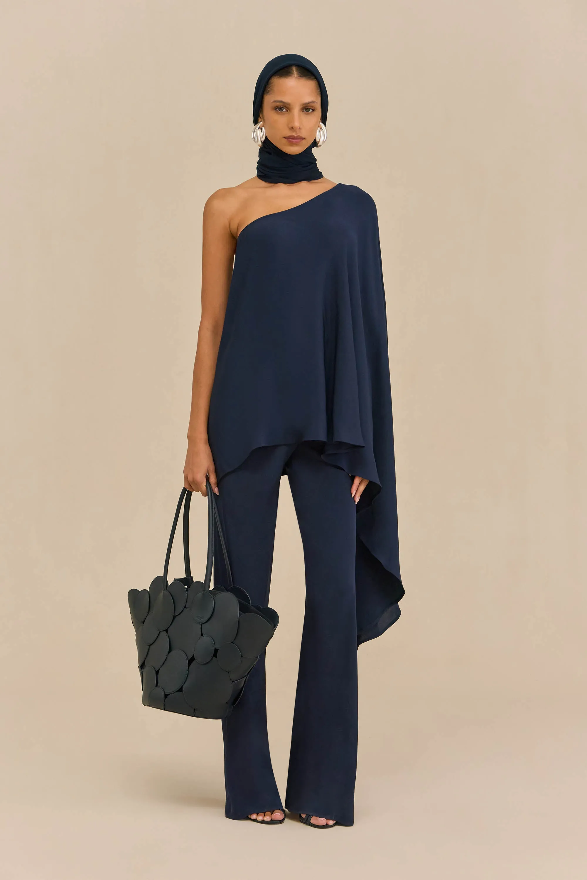 TAJISHA TOP - DEEP LAKE sold by Cult Gaia