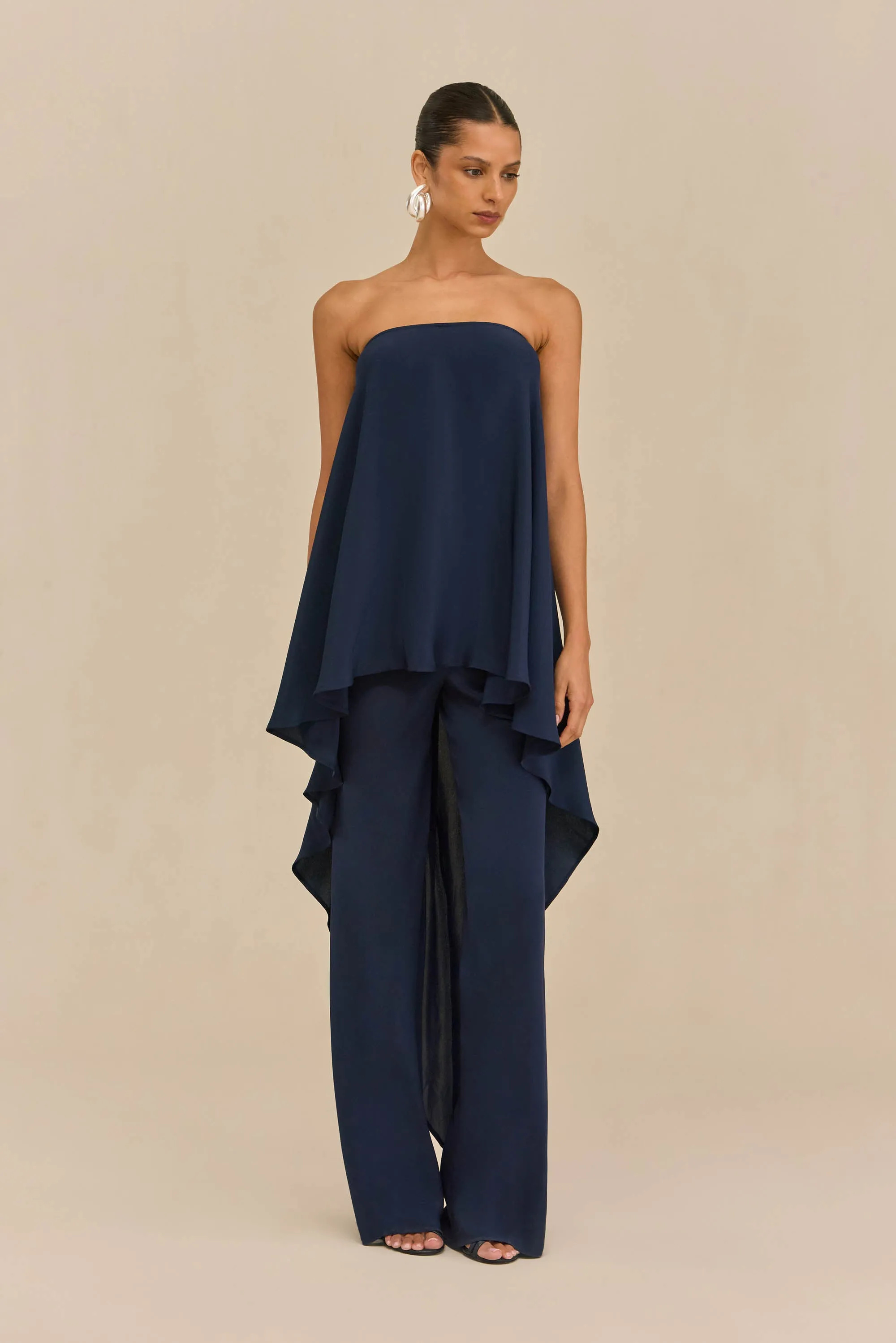 TAJISHA TOP - DEEP LAKE sold by Cult Gaia product image thumbnail 3