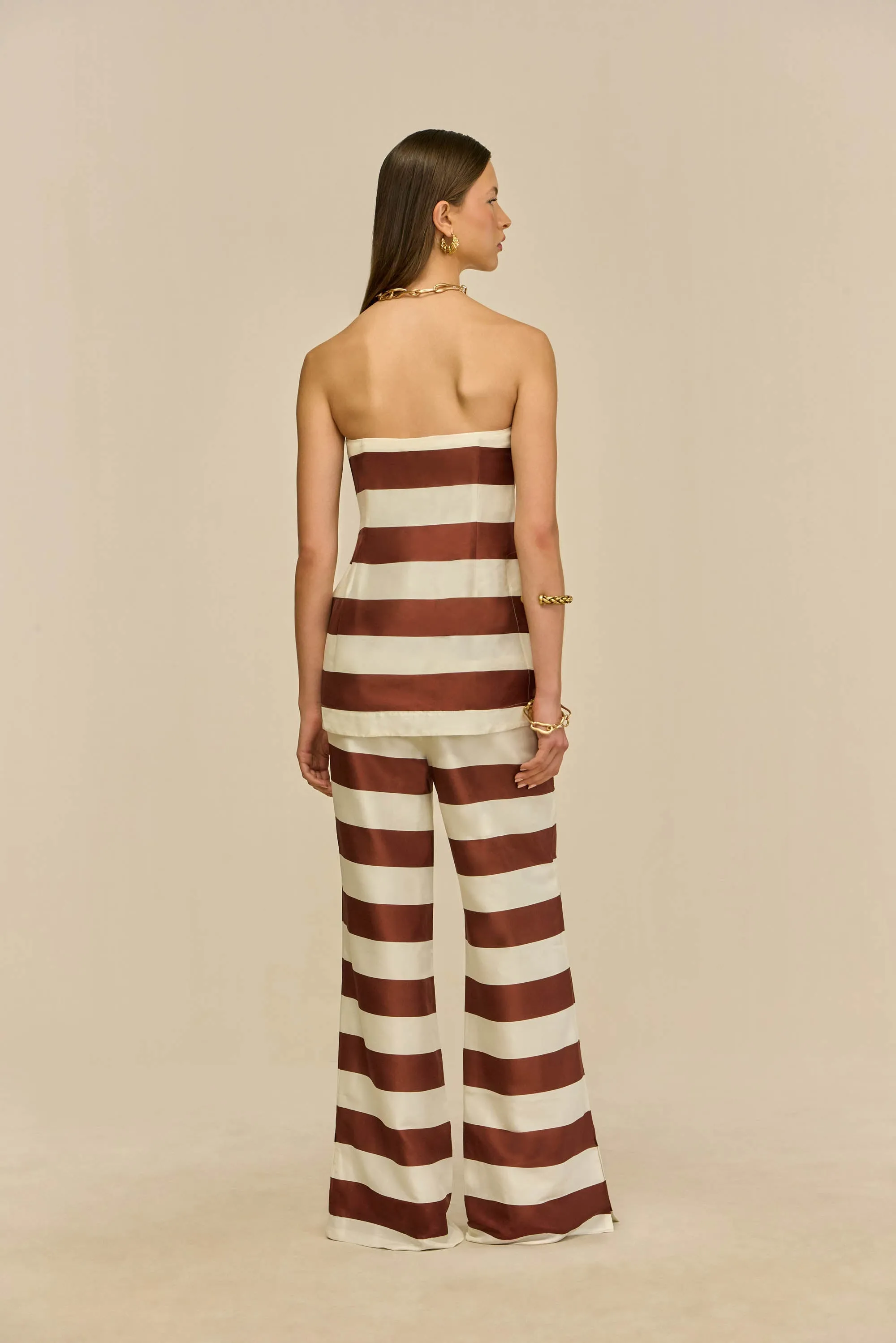 KALILUNA PANT - LARGE SADDLE STRIPE sold by Cult Gaia product image thumbnail 4