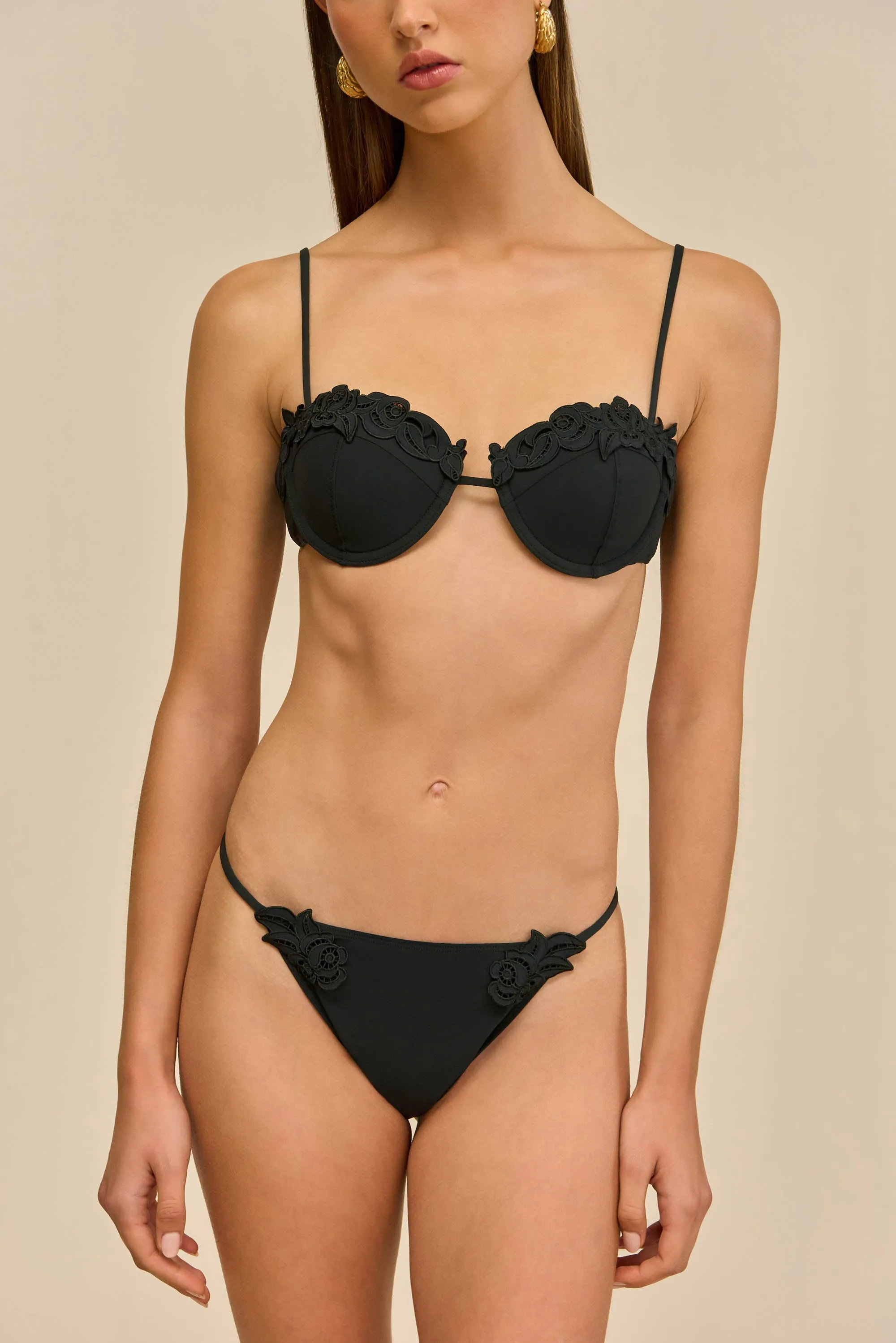 GRETA BIKINI BOTTOM - BLACK sold by Cult Gaia product image thumbnail 2