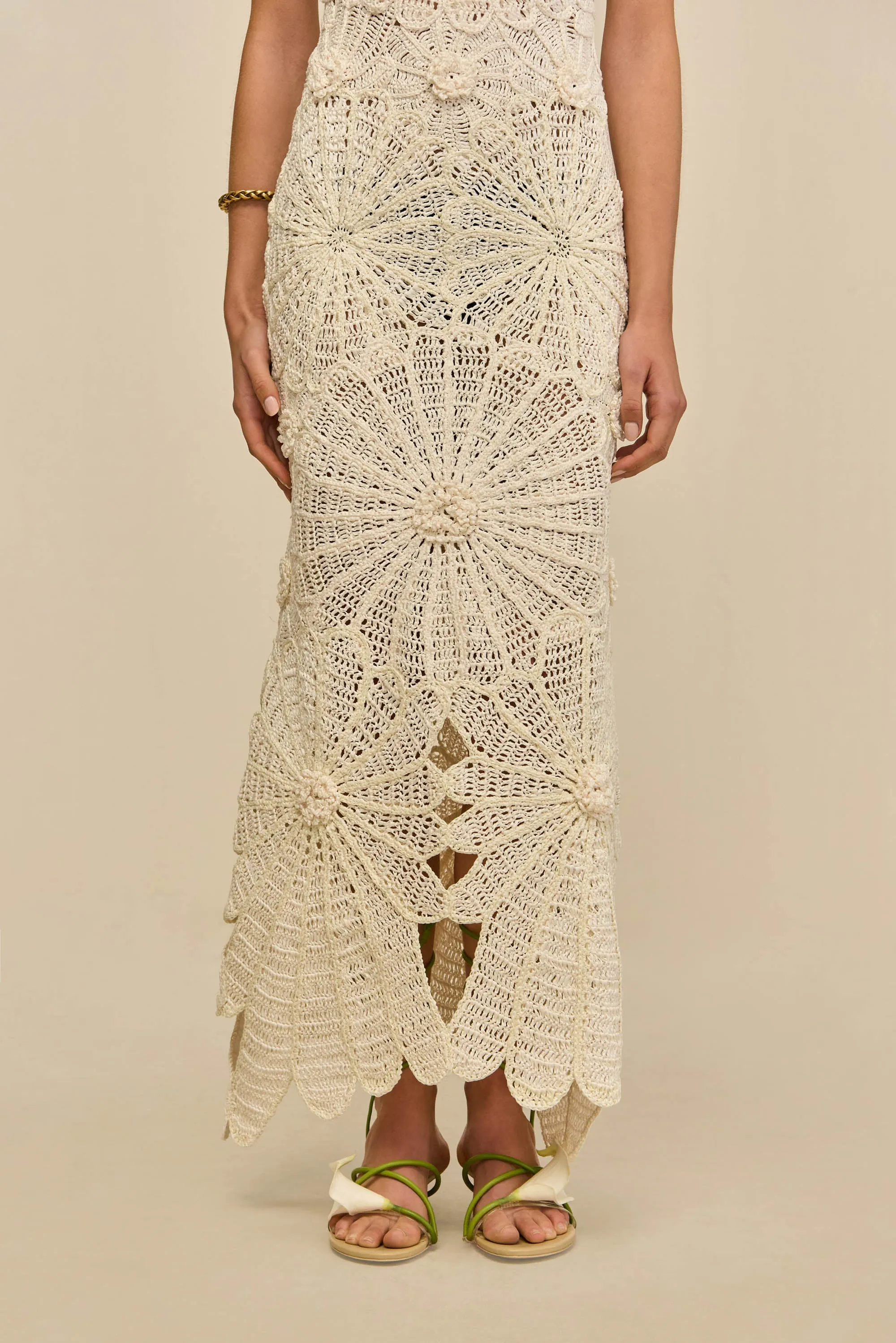 ELIF DRESS - OFF WHITE sold by Cult Gaia product image thumbnail 3