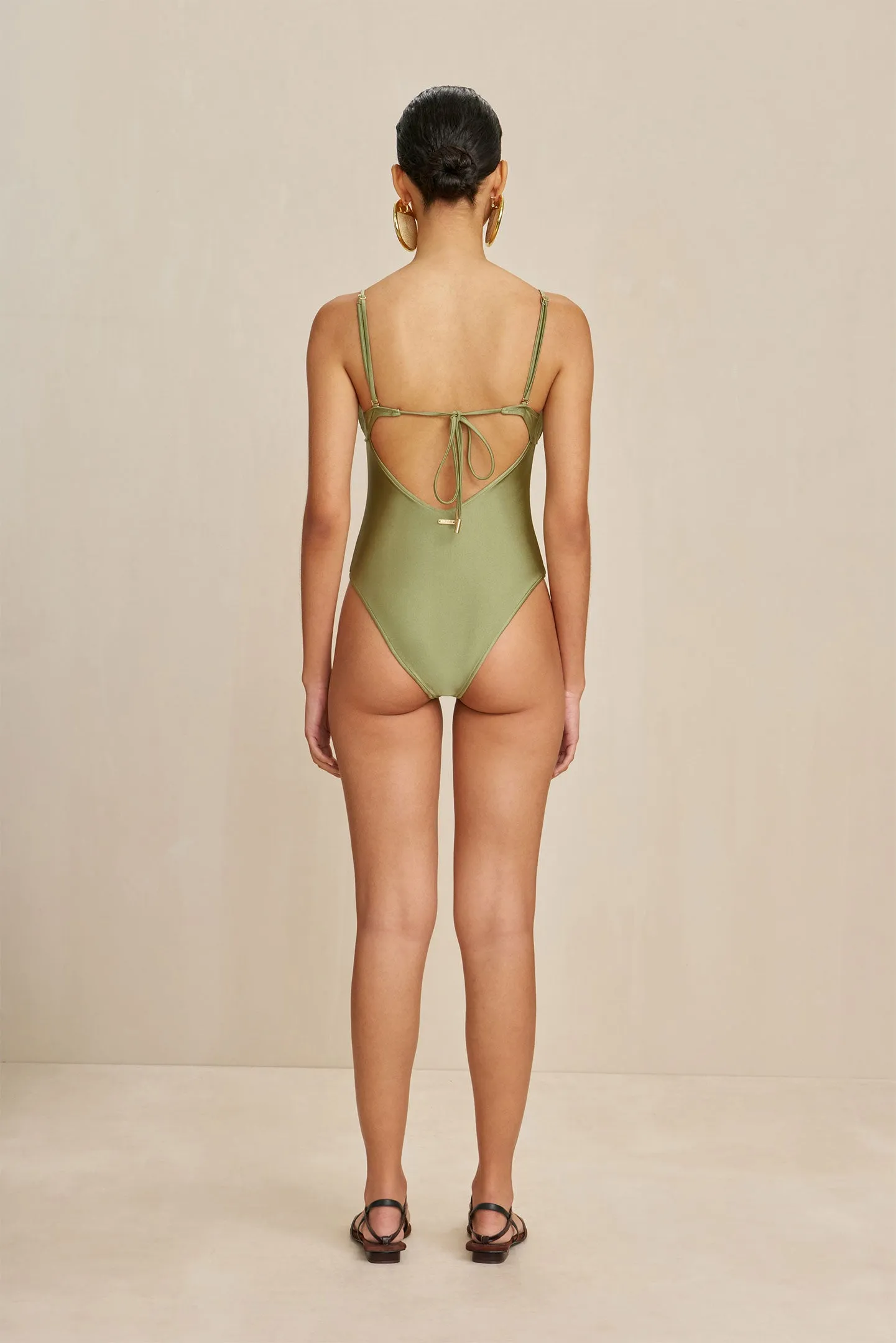 CELIA ONE PIECE - TEA sold by Cult Gaia product image thumbnail 4