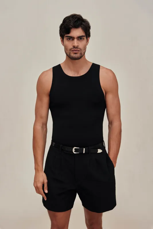ELIOT KNIT TANK - BLACK sold by Cult Gaia