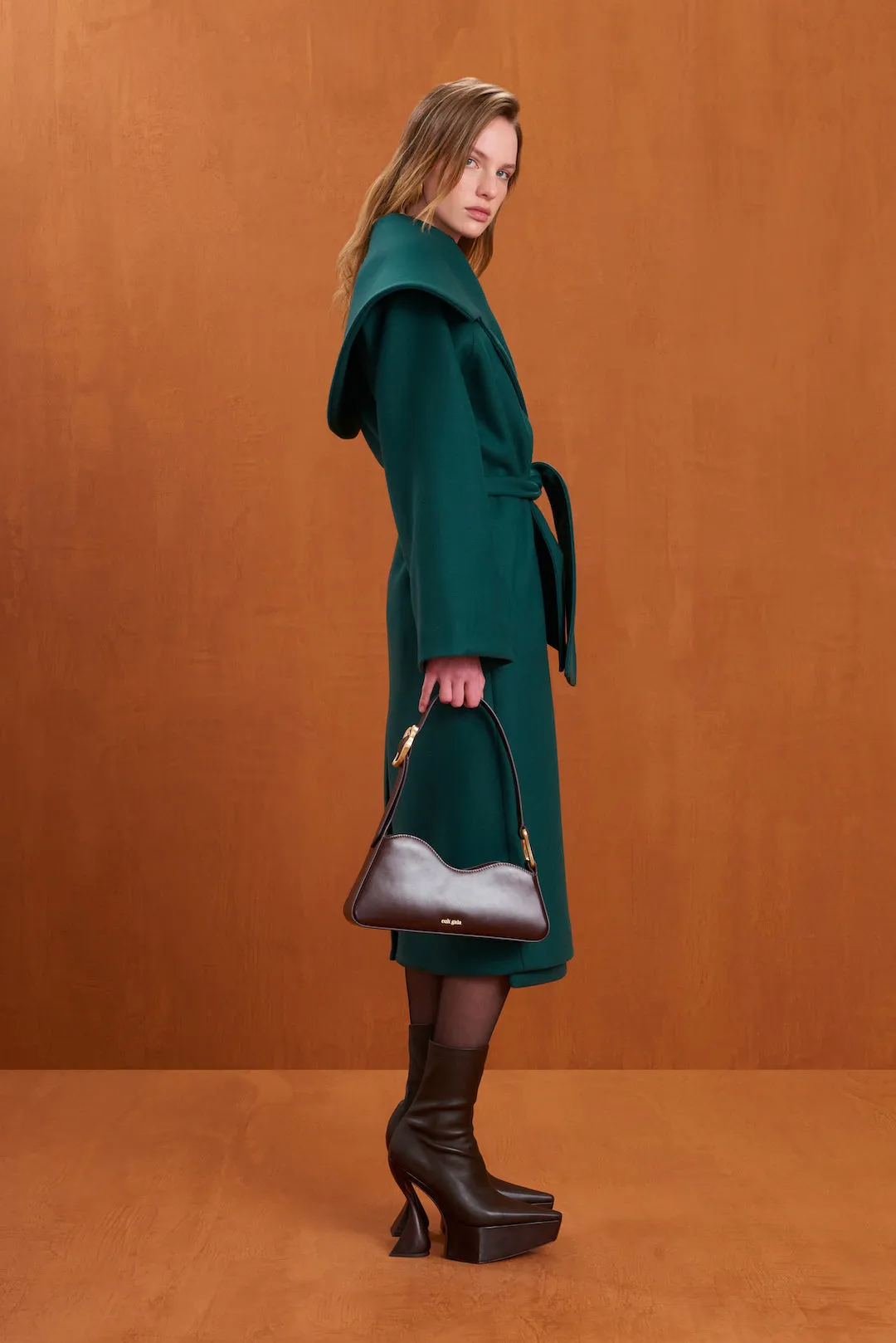 NIX COAT - FOREST GREEN sold by Cult Gaia product image thumbnail 2