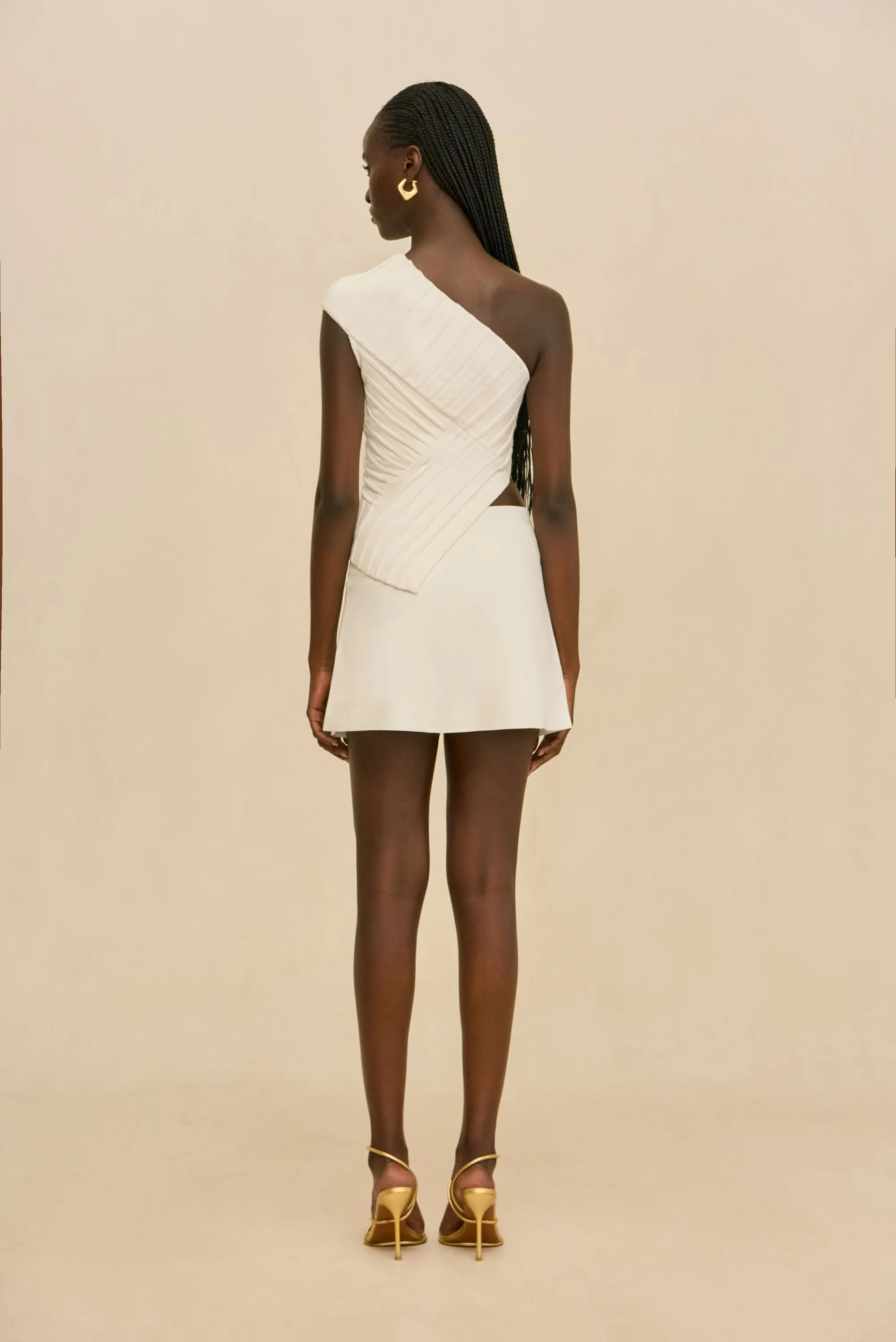 ANDERSON KNIT TOP - OFF WHITE sold by Cult Gaia product image thumbnail 4