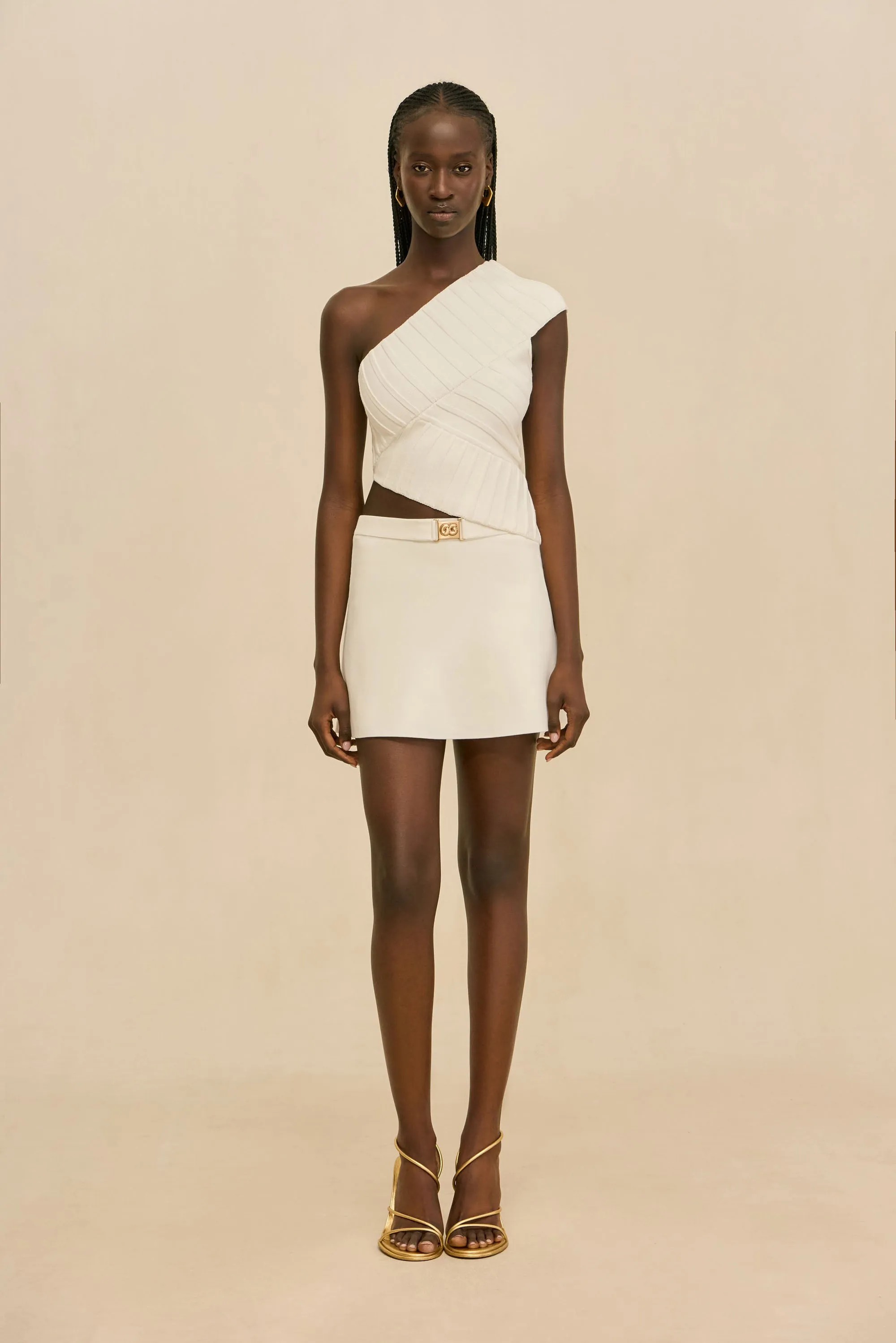 ANDERSON KNIT TOP - OFF WHITE sold by Cult Gaia product image thumbnail 2