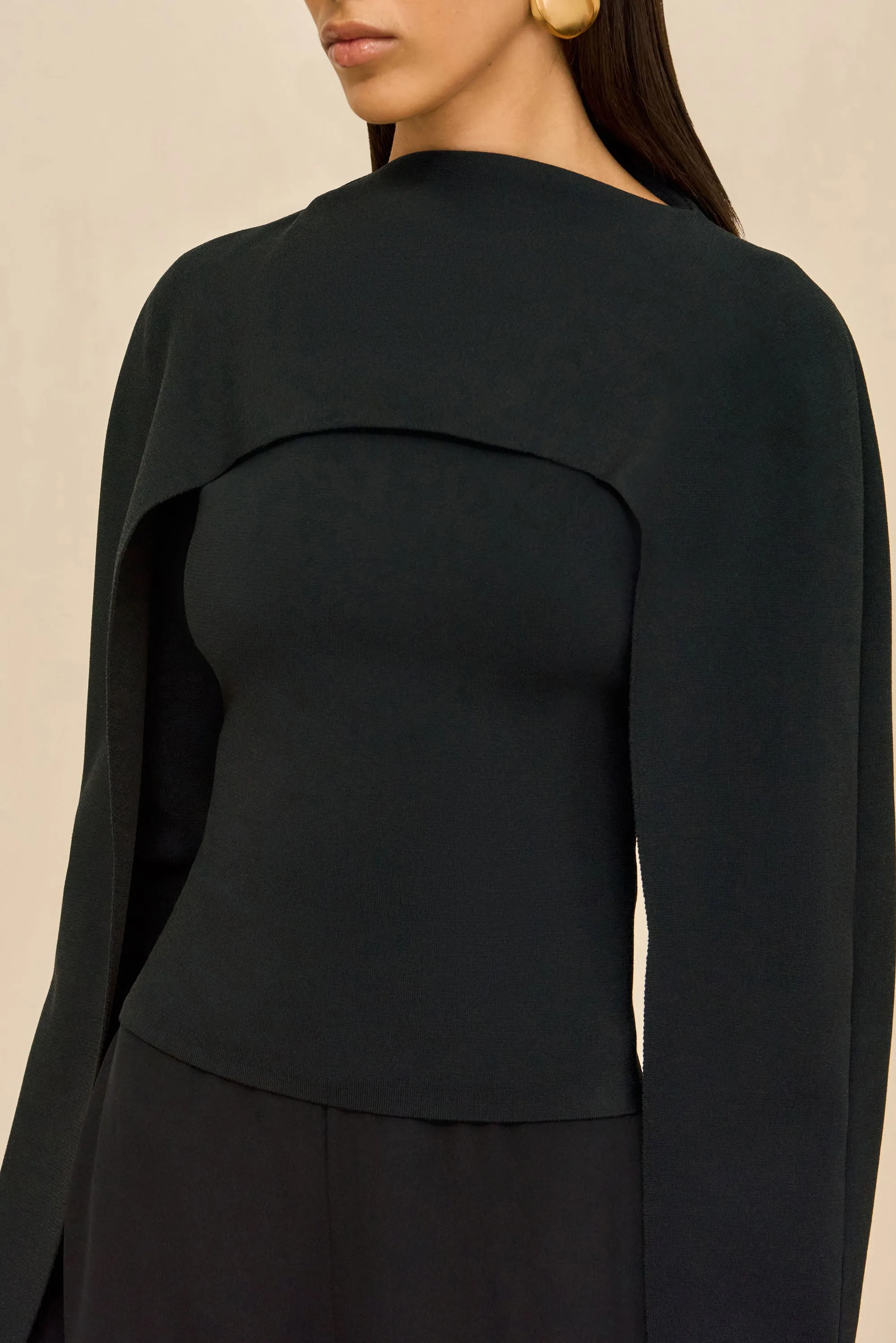 ALKA KNIT TOP - BLACK sold by Cult Gaia